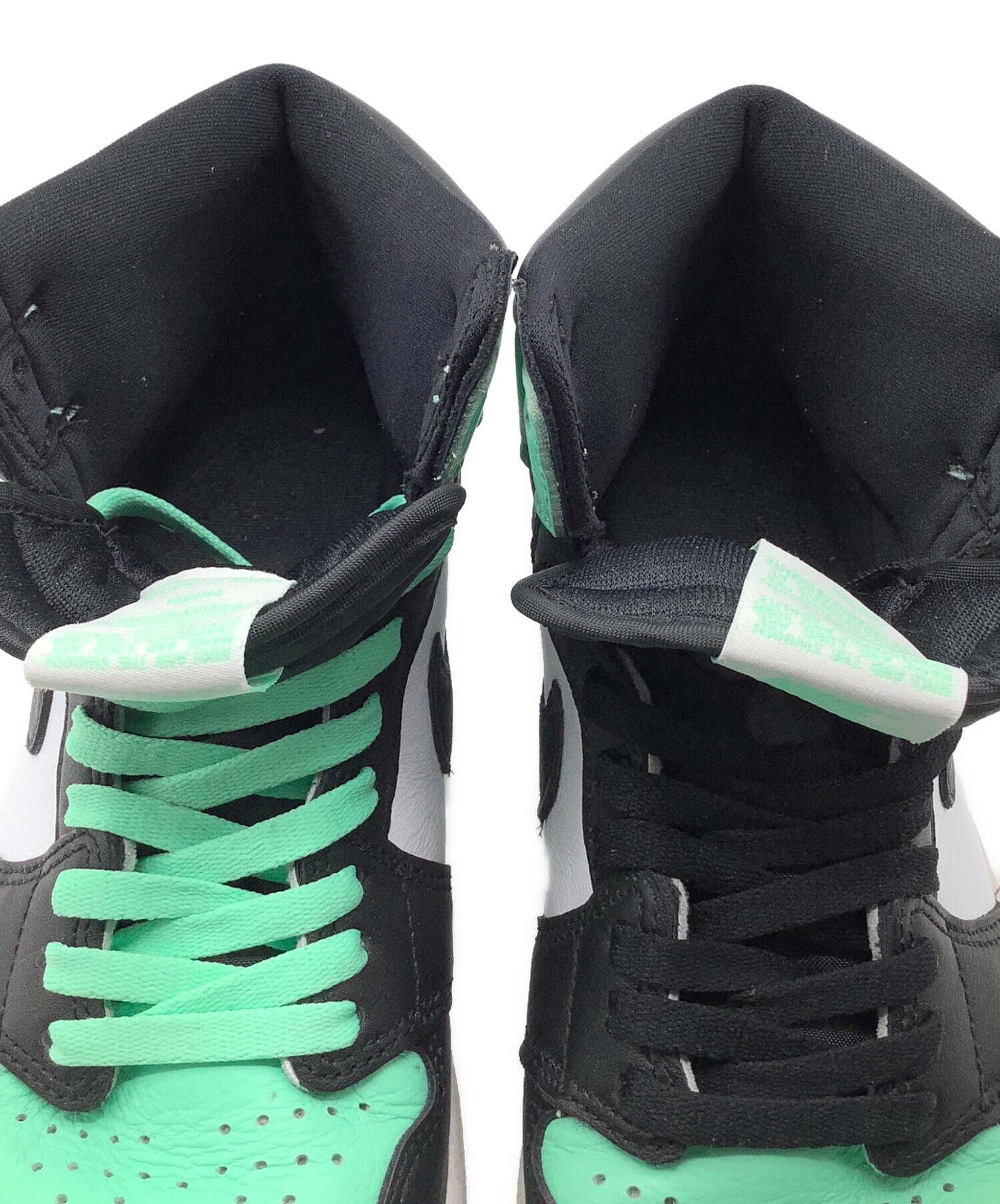 中古・古着通販】NIKE (ナイキ) ハイカットスニーカー ミントグリーン