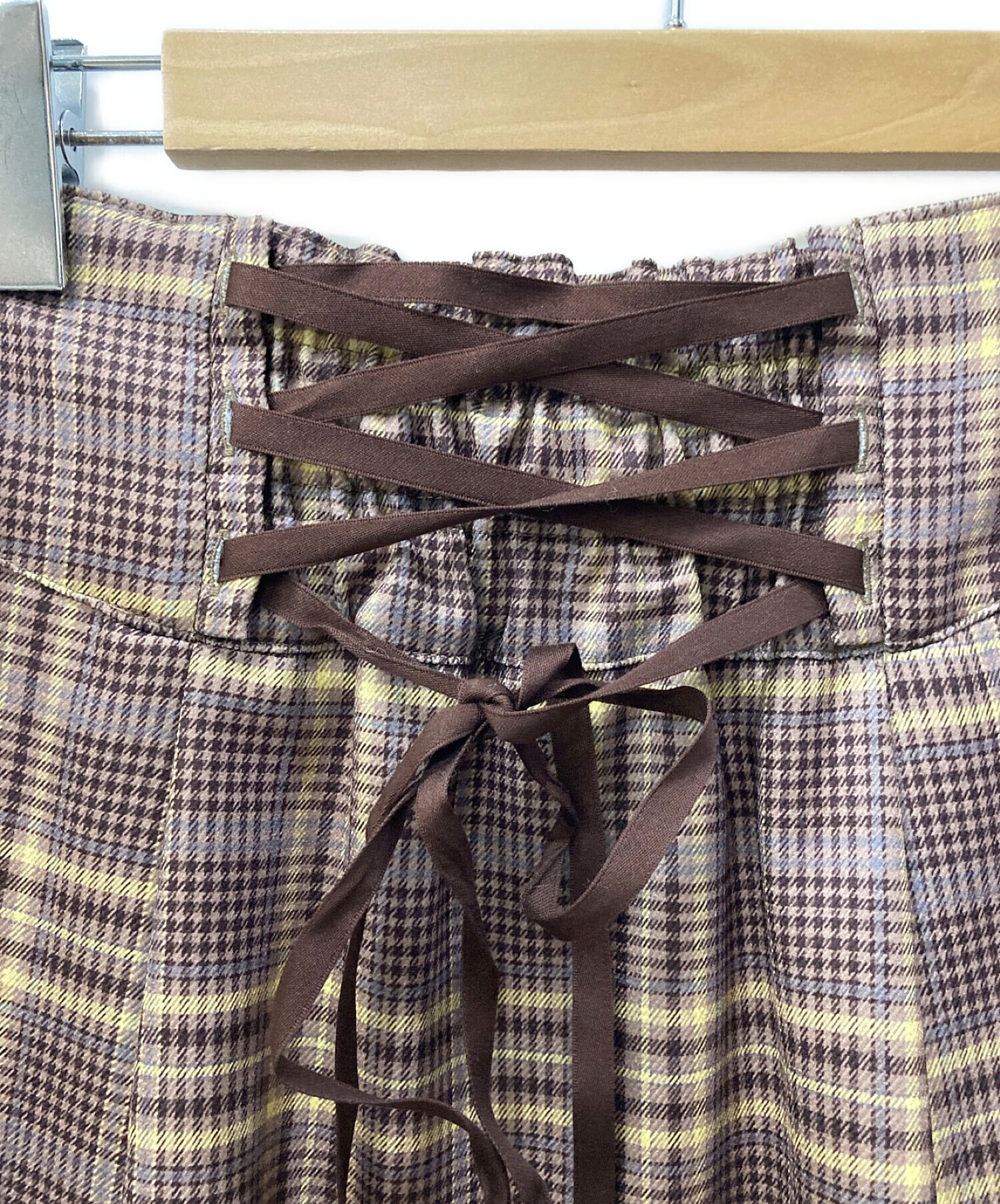 中古・古着通販】JUSGLITTY (ジャスグリッティー) スカート ブラウン