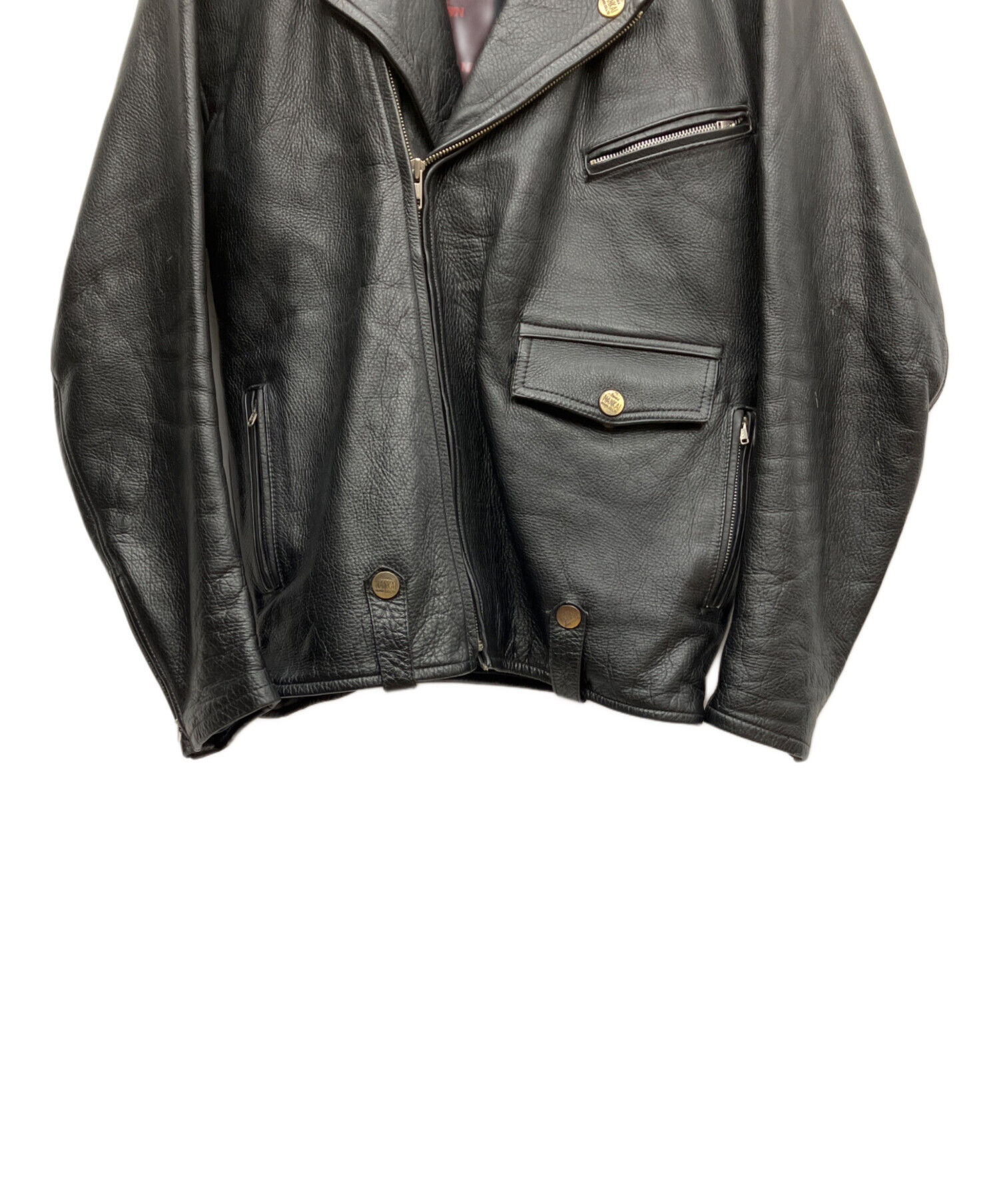 中古・古着通販】NANKAI (ナンカイ) ライダースジャケット ブラック