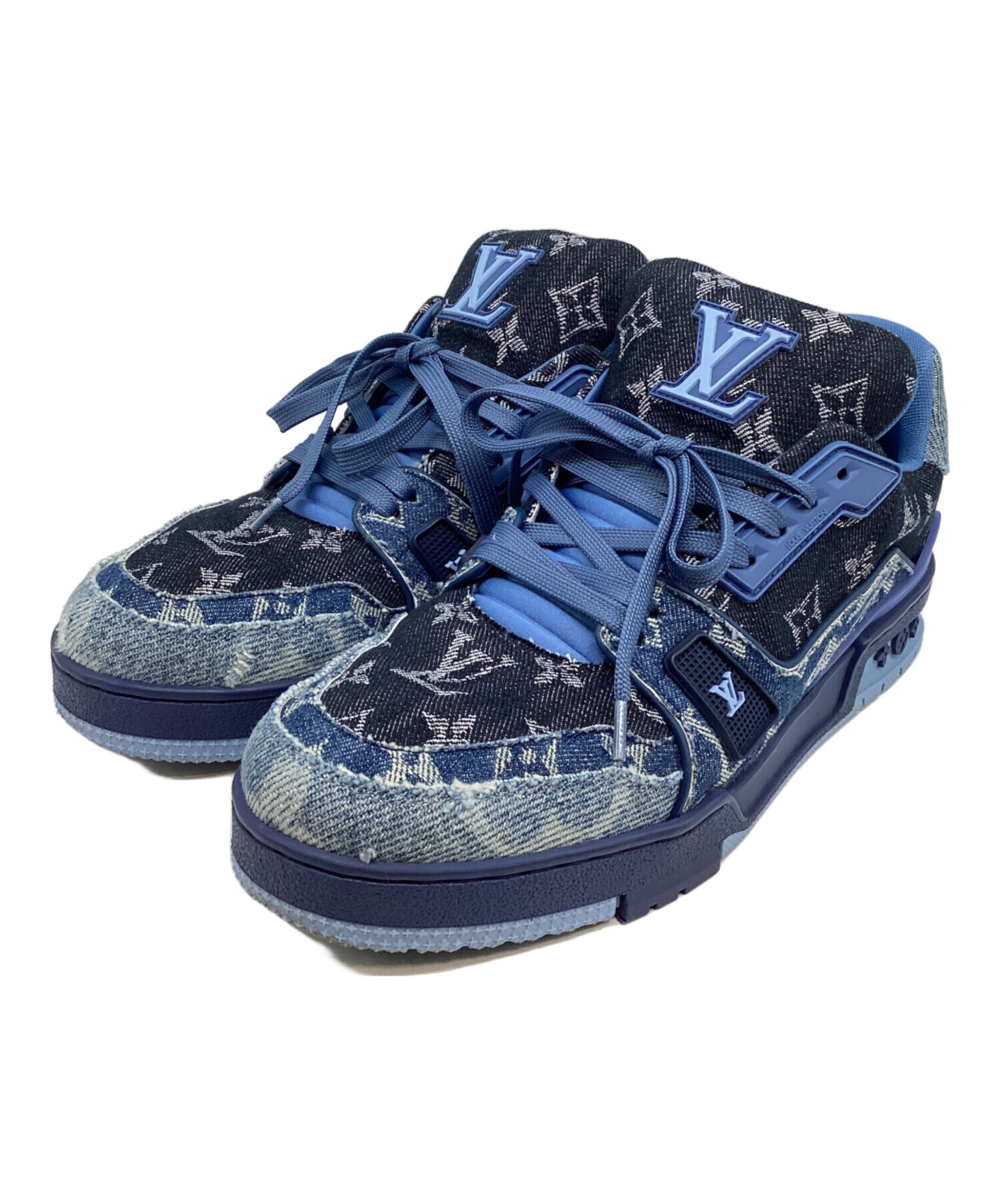中古・古着通販】LOUIS VUITTON (ルイ ヴィトン) スニーカー ネイビー