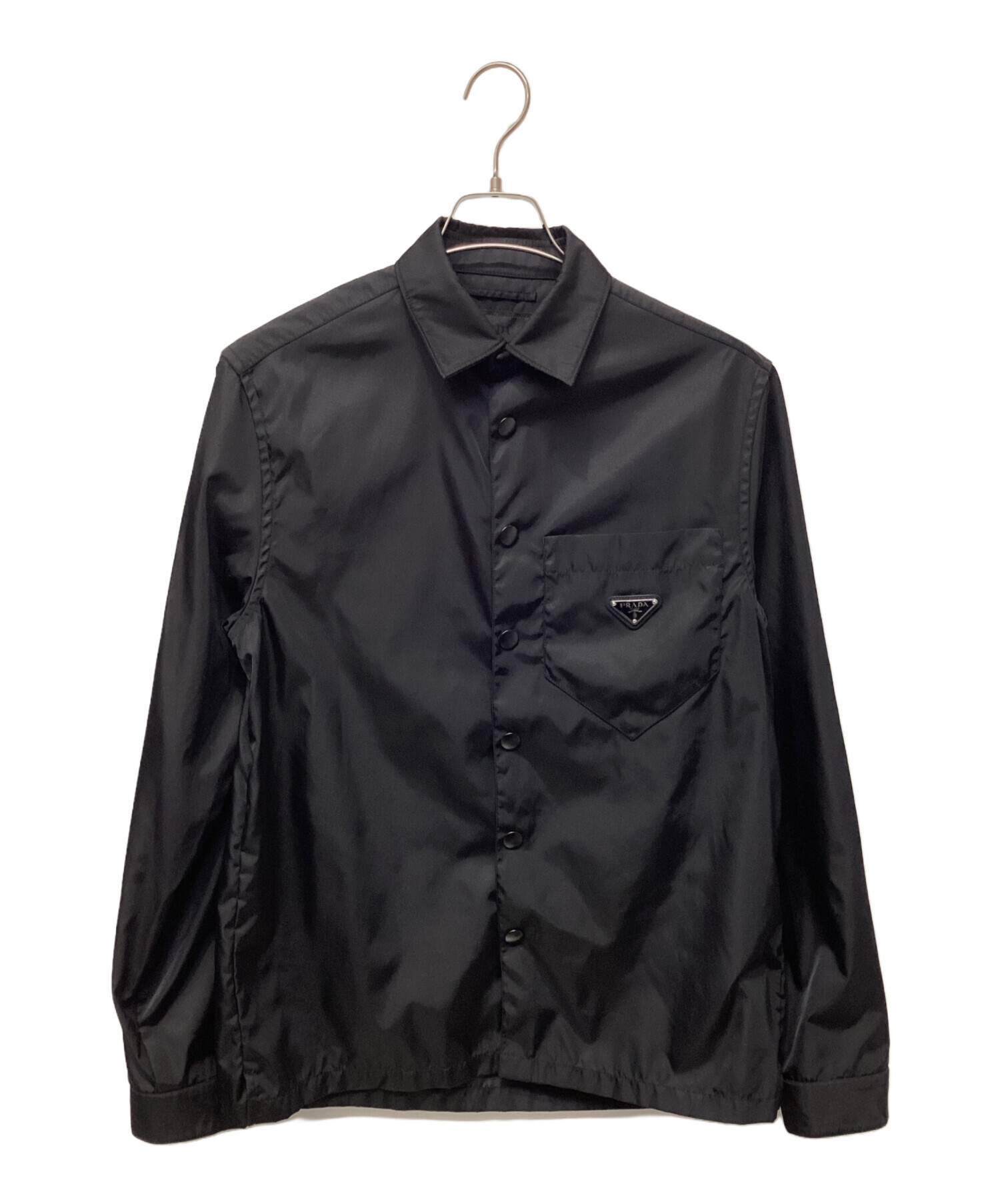 中古・古着通販】PRADA (プラダ) トライアングルロゴコーチジャケット