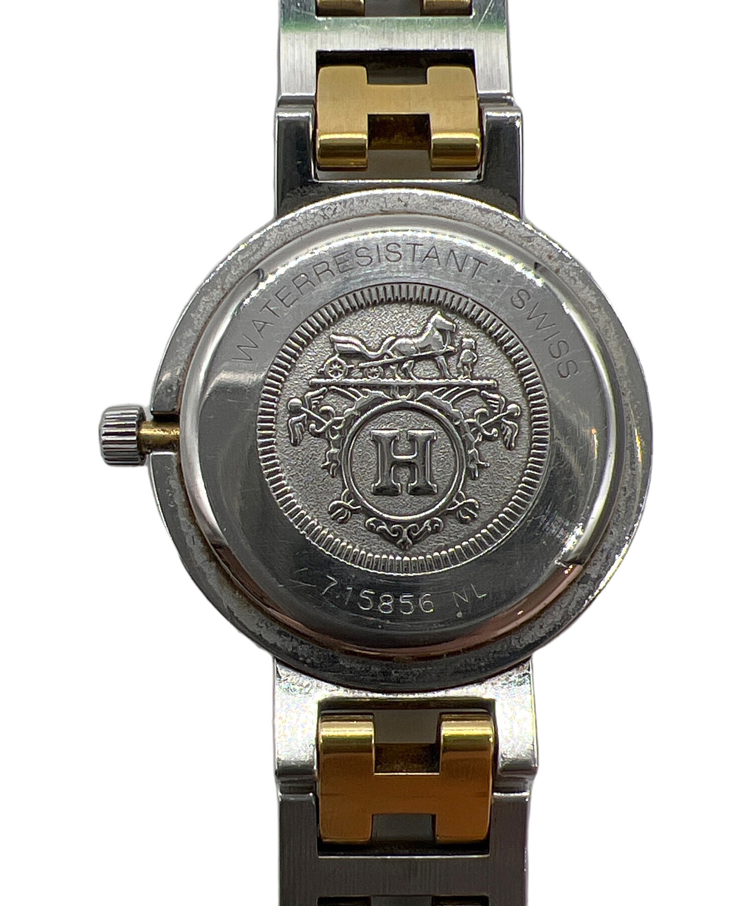 中古・古着通販】HERMES (エルメス) 腕時計/クリッパー ホワイト