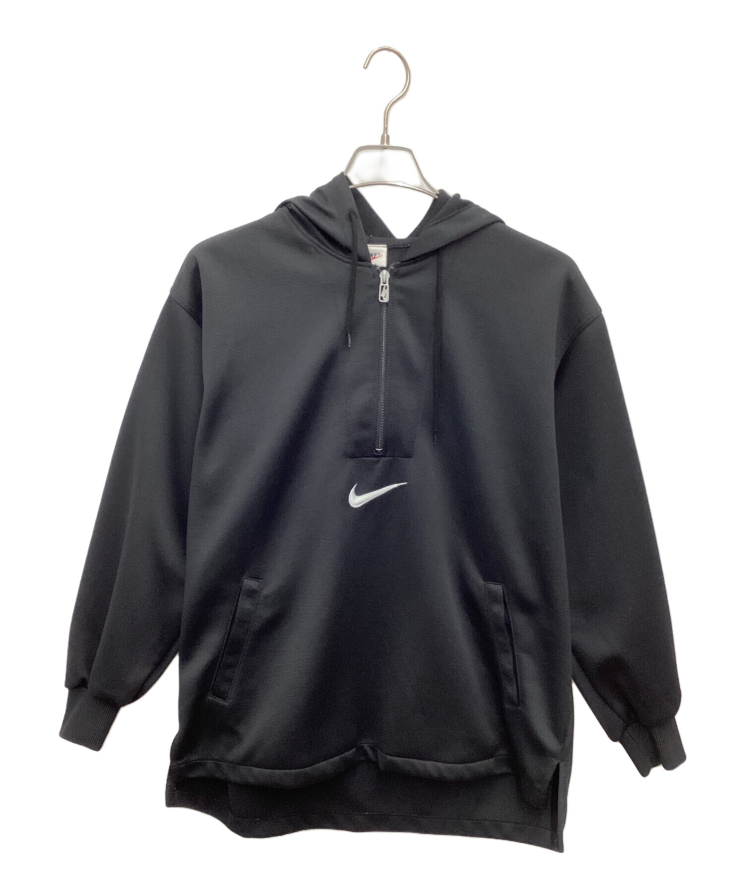 中古・古着通販】NIKE (ナイキ) 90Sハーフジップパーカー ブラック