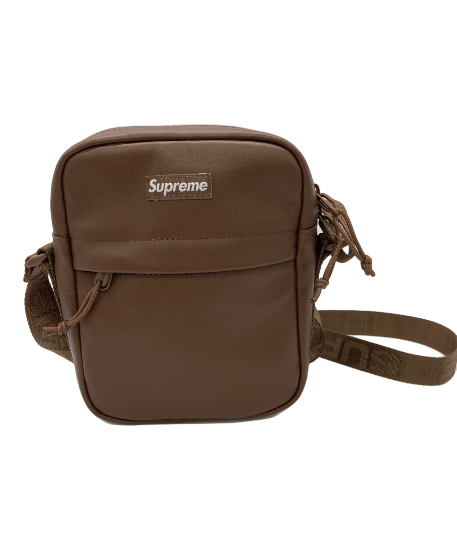 中古・古着通販】SUPREME (シュプリーム) 24FW Leather Shoulder Bag