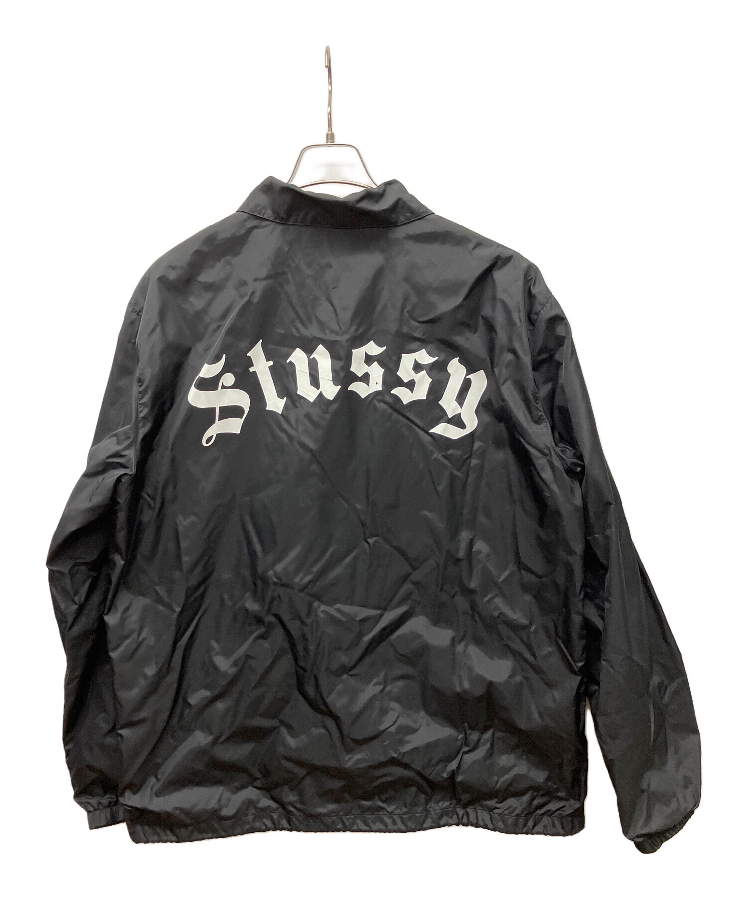 中古・古着通販】stussy (ステューシー) コーチジャケット ブラック