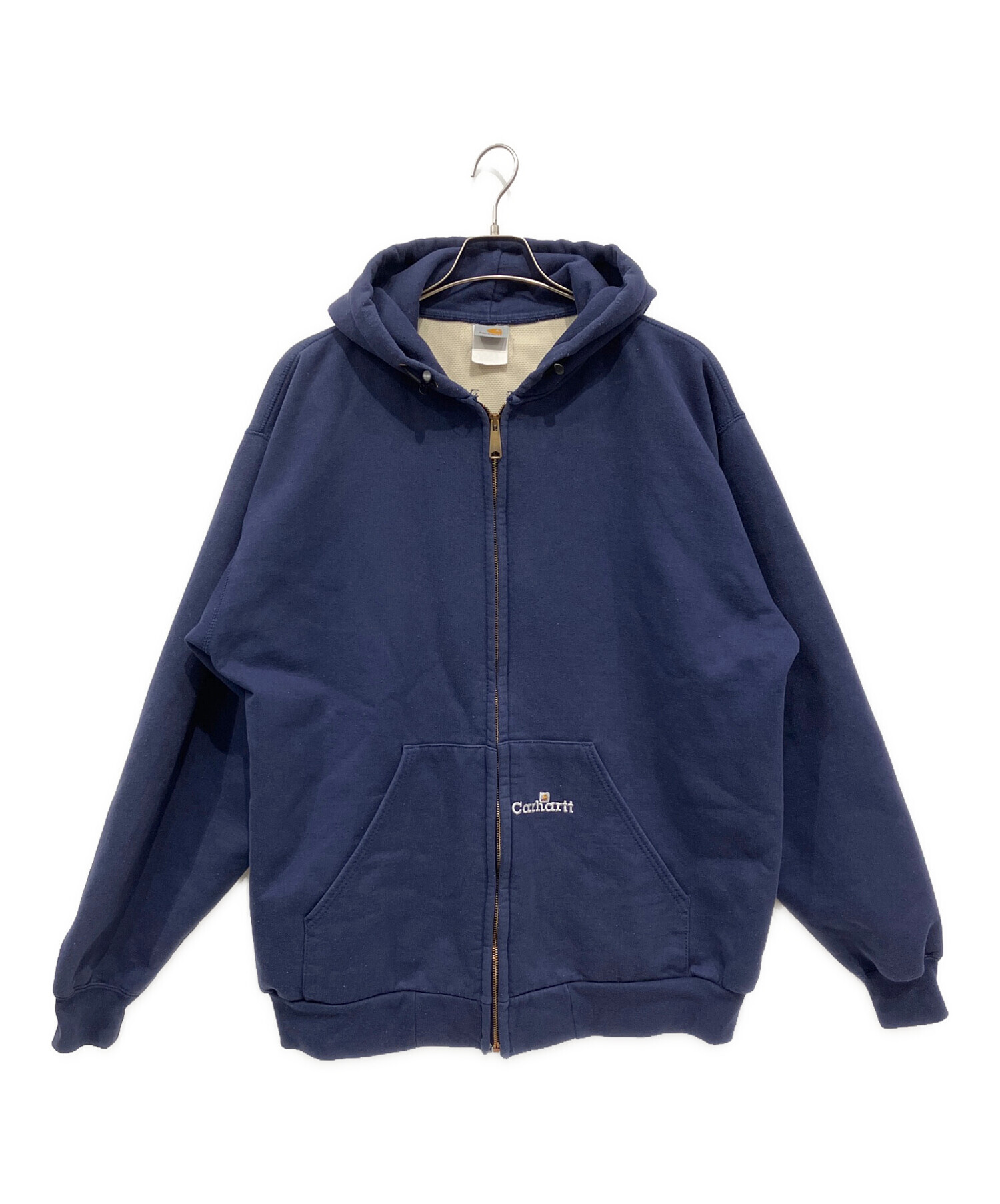 中古・古着通販】CarHartt (カーハート) ジップパーカー ネイビー