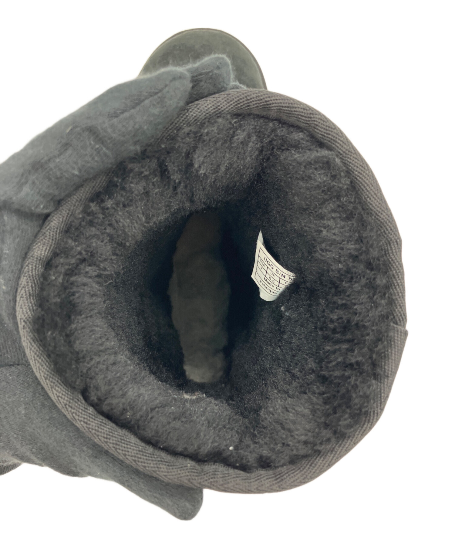 中古・古着通販】UGG (アグ) ムートンブーツ ブラック サイズ:24