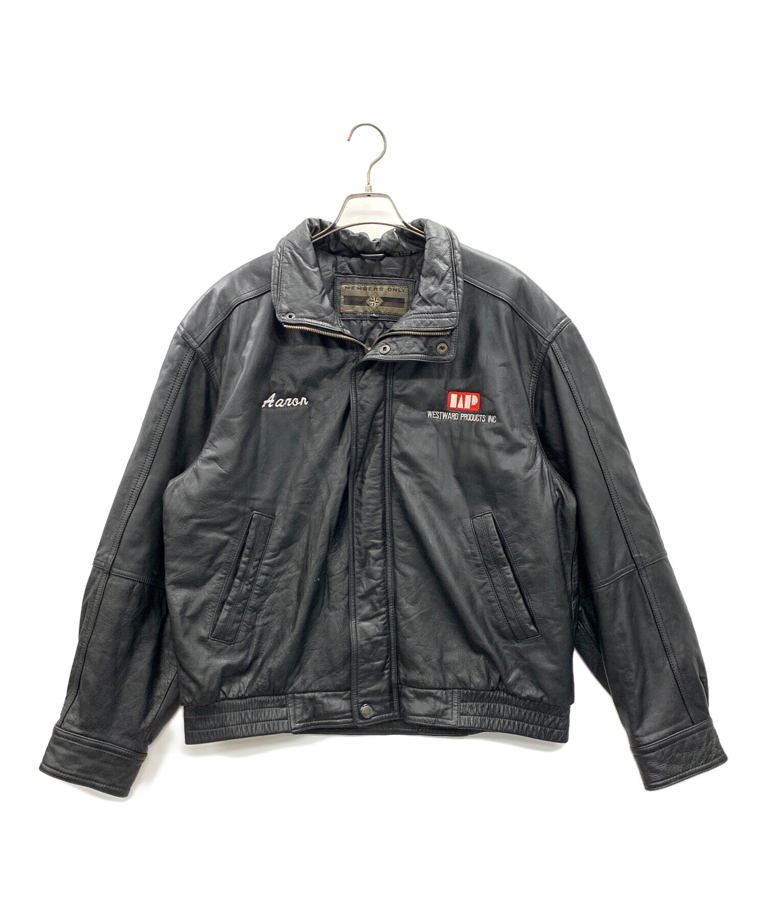 中古・古着通販】MEMBERS ONLY (メンバーズオンリー) レザージャケット