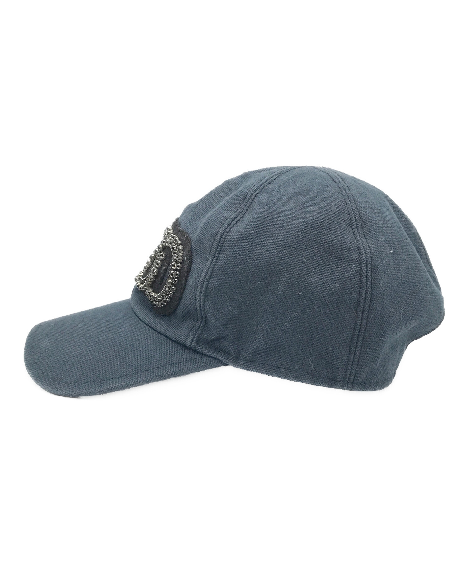 中古・古着通販】JIMMY CHOO (ジミーチュウ) ビジューロゴキャップ