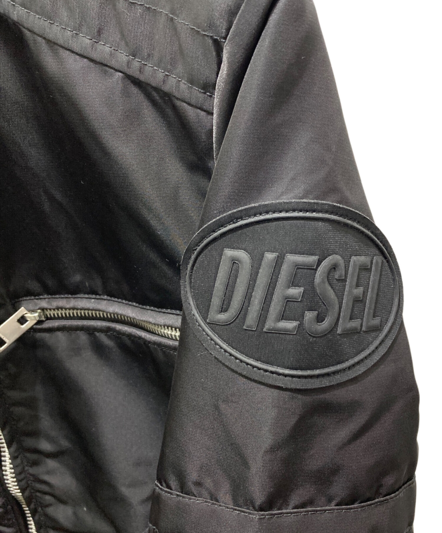 中古・古着通販】DIESEL (ディーゼル) ナイロンライダースジャケット