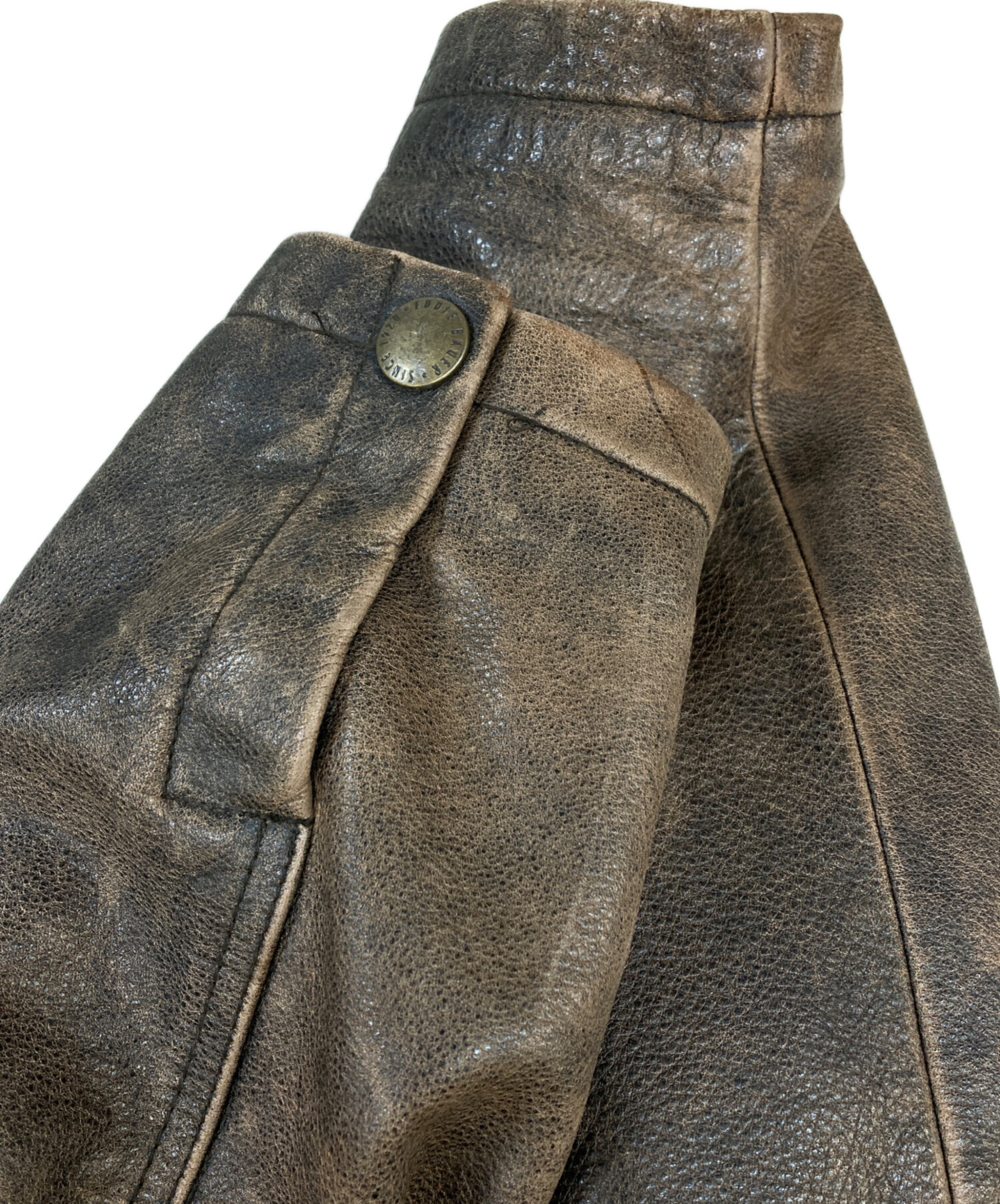 中古・古着通販】Eddie Bauer (エディーバウアー) レザージャケット