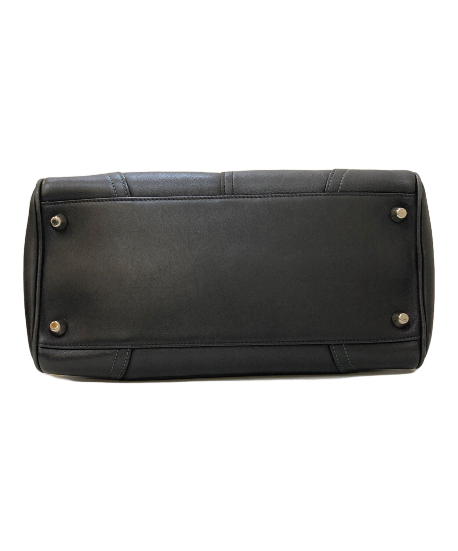 中古・古着通販】COACH (コーチ) ミニボストン レザー ハンドバッグ