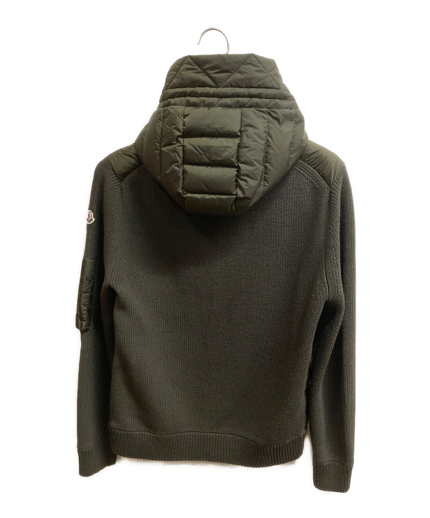 中古・古着通販】MONCLER (モンクレール) ニット切替ダウンジャケット