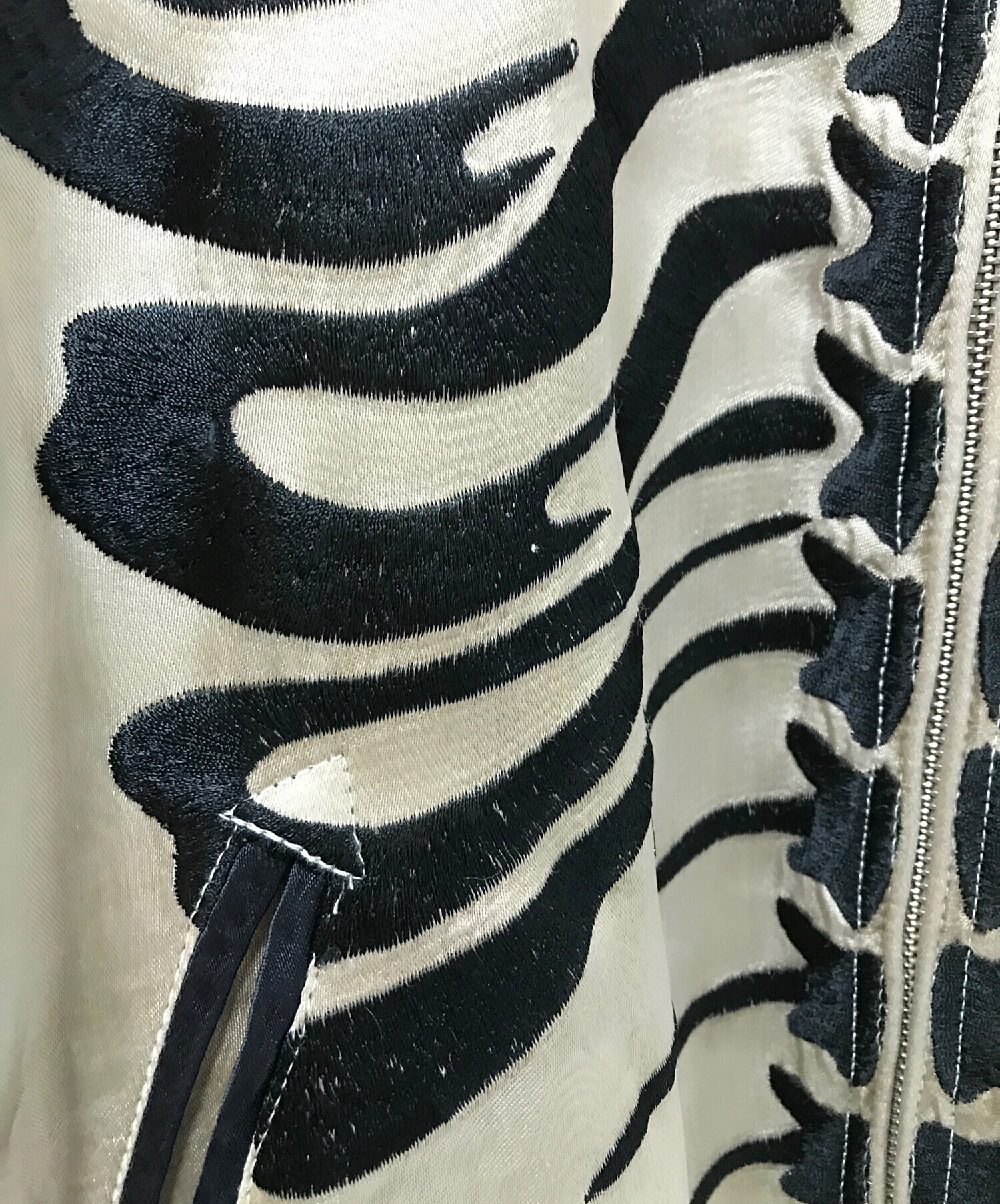 中古・古着通販】JUNK STAR (ジャンクスター) スカジャン ブラック