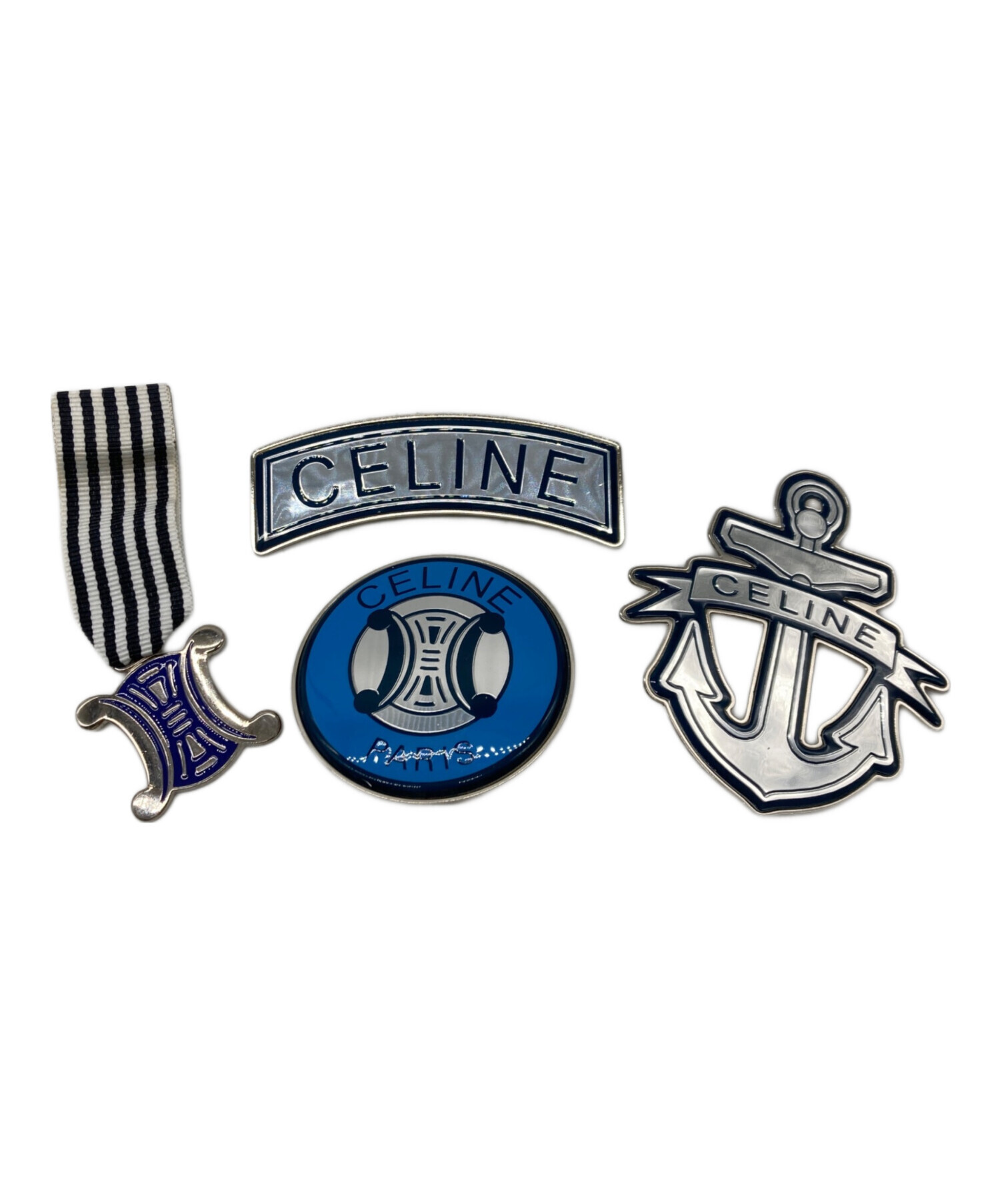 中古・古着通販】CELINE (セリーヌ) マリンルックブローチピンバッチ4