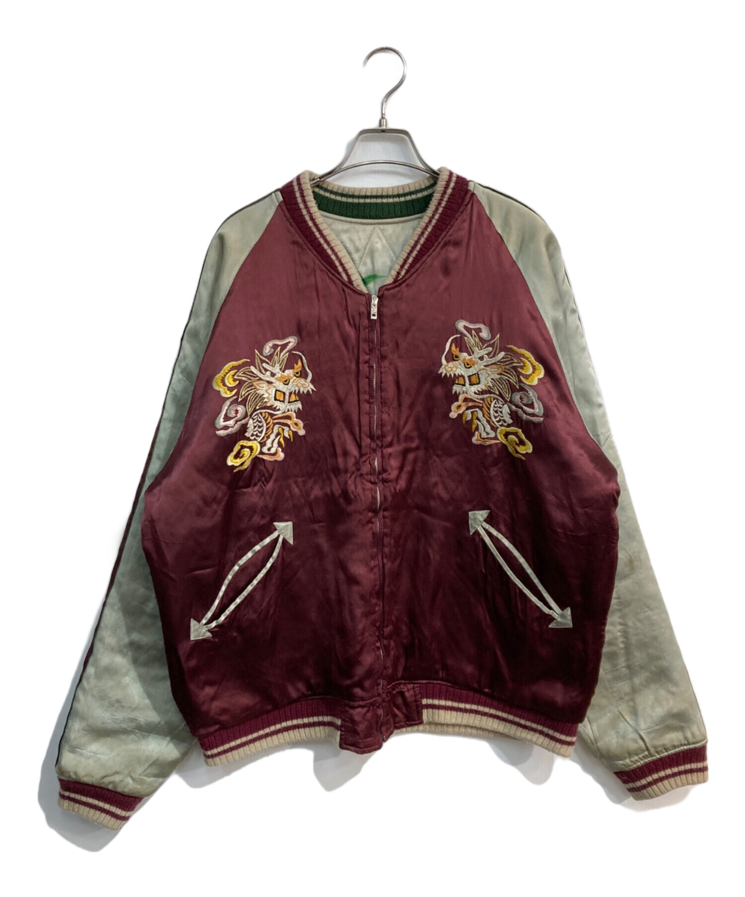 中古・古着通販】WAREHOUSE (ウエアハウス) スカジャン ボルドー