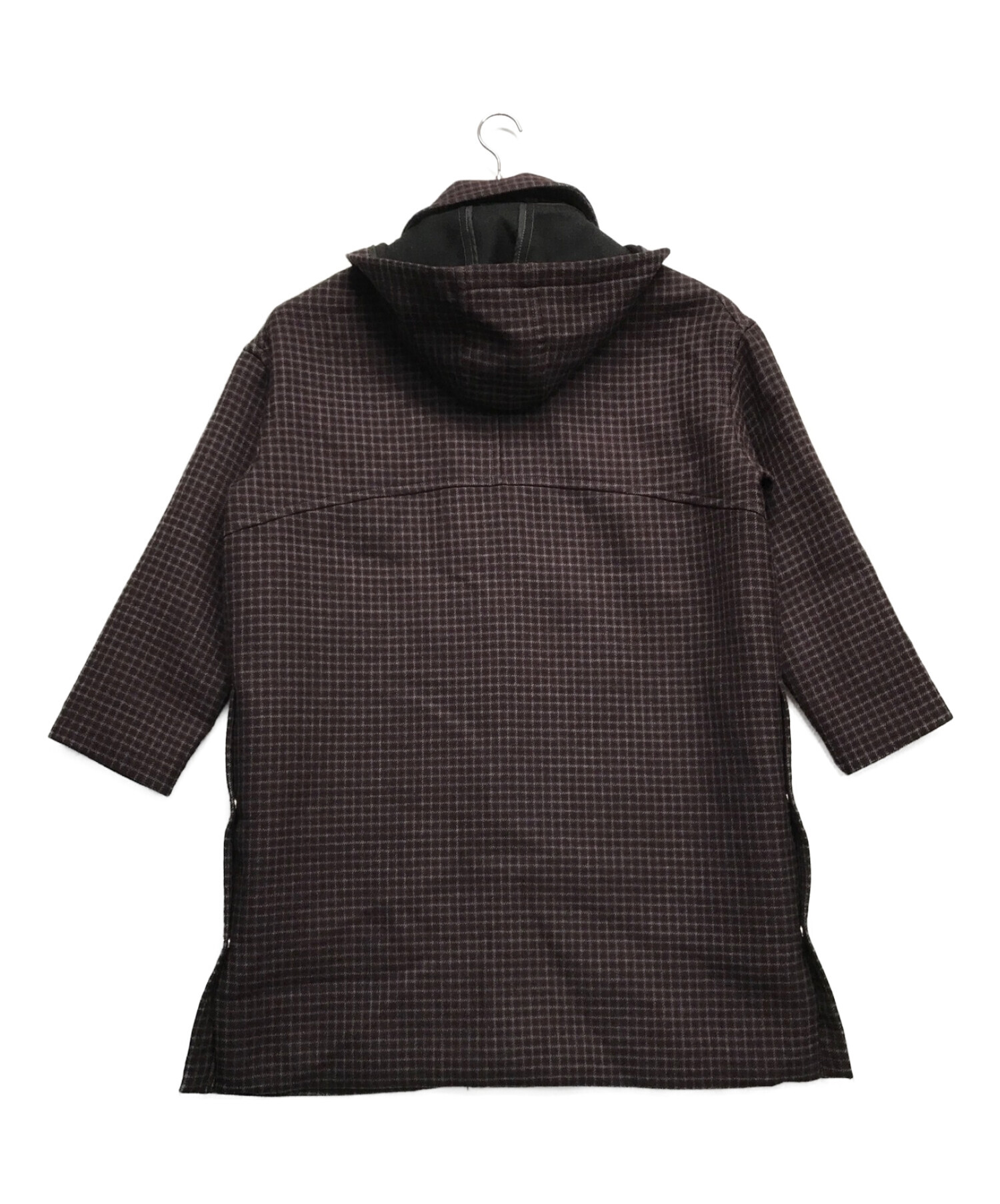 中古・古着通販】UNUSED (アンユーズド) Gun-club check coat ブラウン