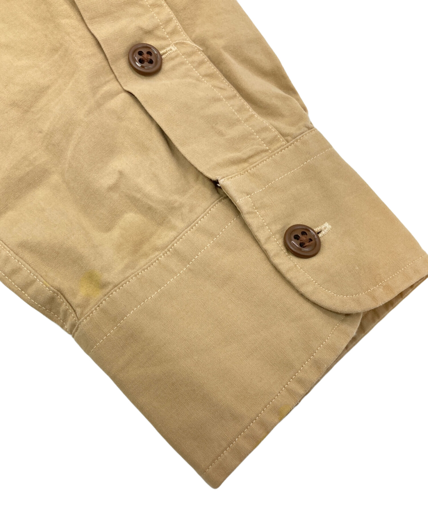 中古・古着通販】RRL (ダブルアールエル) ワークシャツ ベージュ