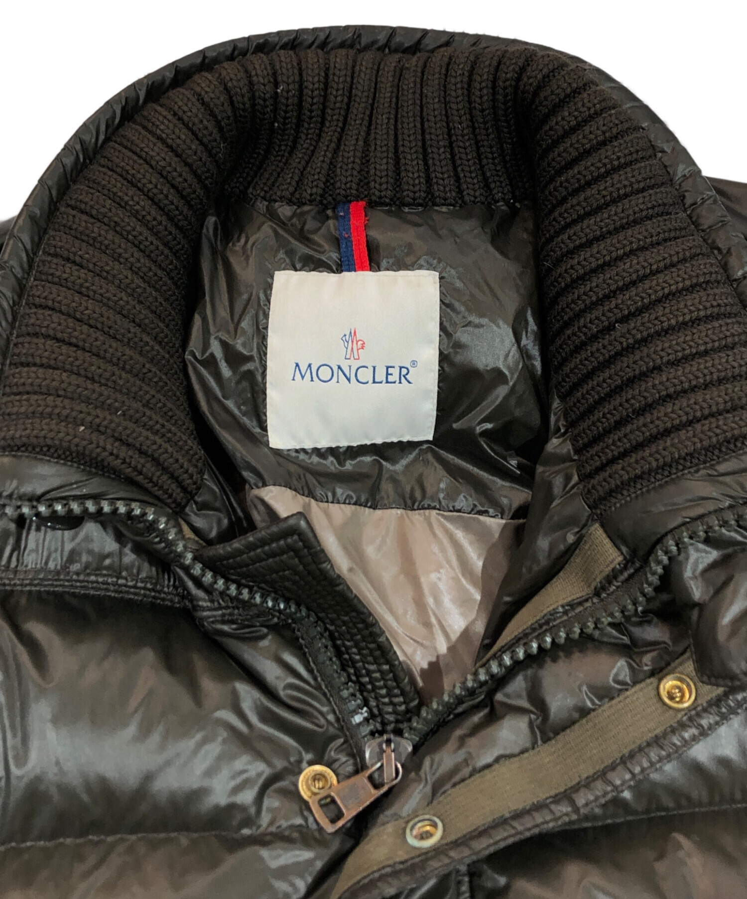 中古・古着通販】MONCLER (モンクレール) ダウンジャケット カーキ