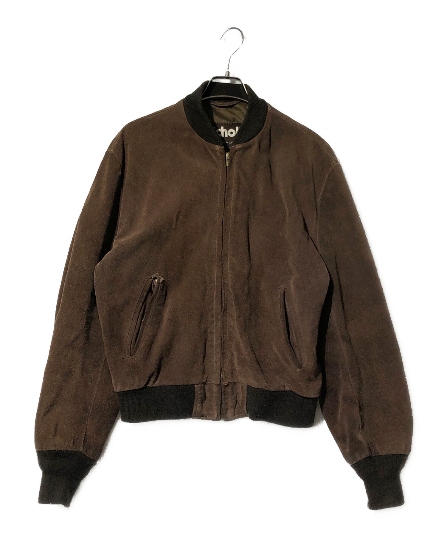 中古・古着通販】Schott (ショット) スウェードボンバージャケット