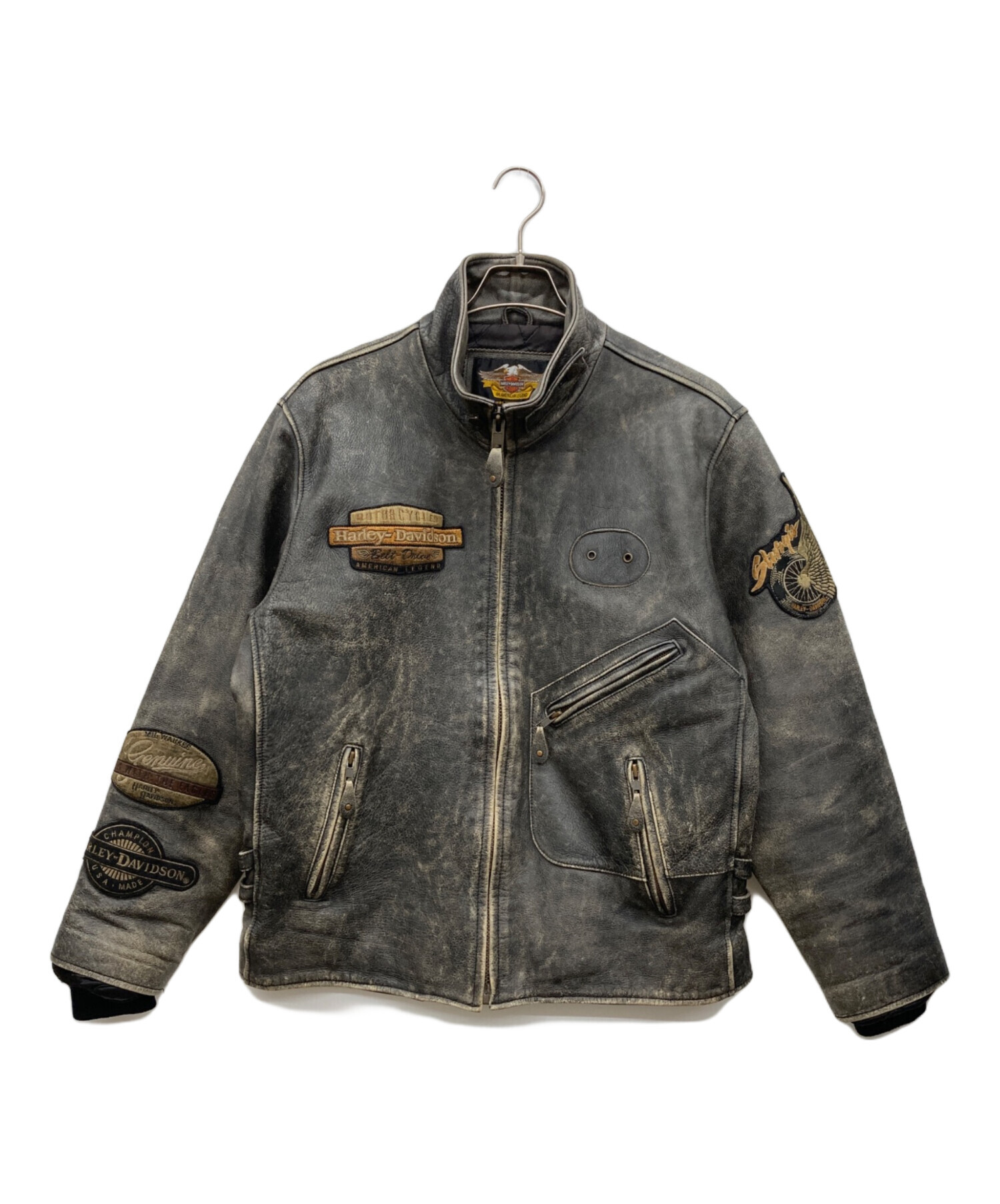 中古・古着通販】HARLEY-DAVIDSON (ハーレーダビッドソン) レザー