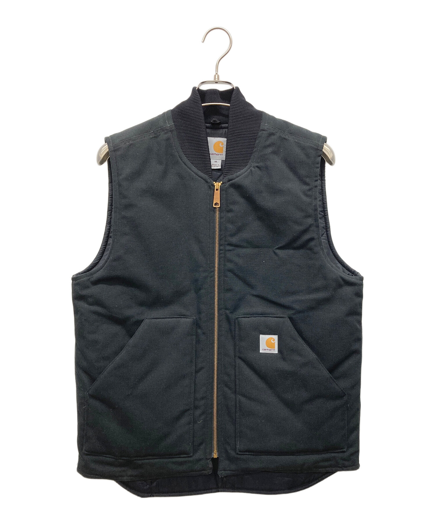 中古・古着通販】CarHartt (カーハート) ダックベスト ブラック サイズ