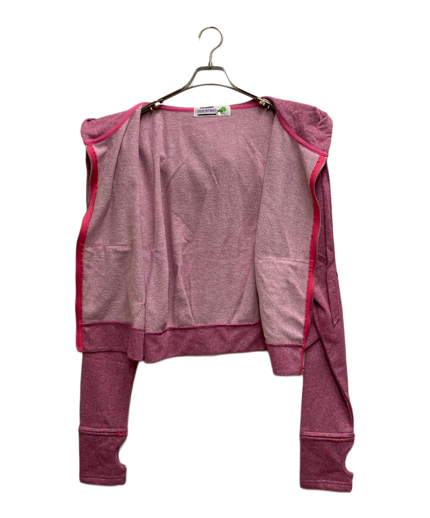 中古・古着通販】DINO WORKS (ディノワークス) PORIS HOODIE ピンク