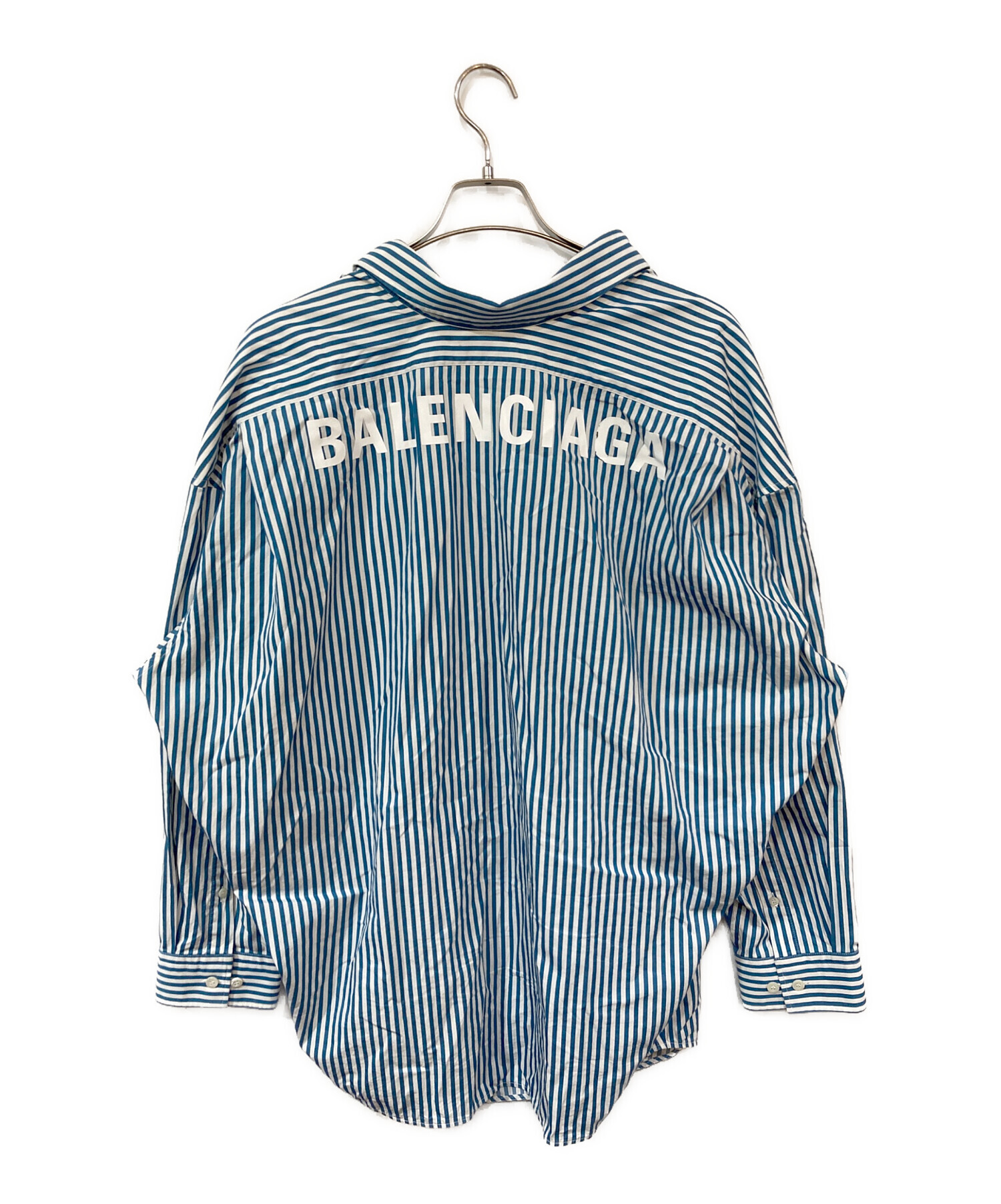 中古・古着通販】BALENCIAGA (バレンシアガ) バックロゴストライプ