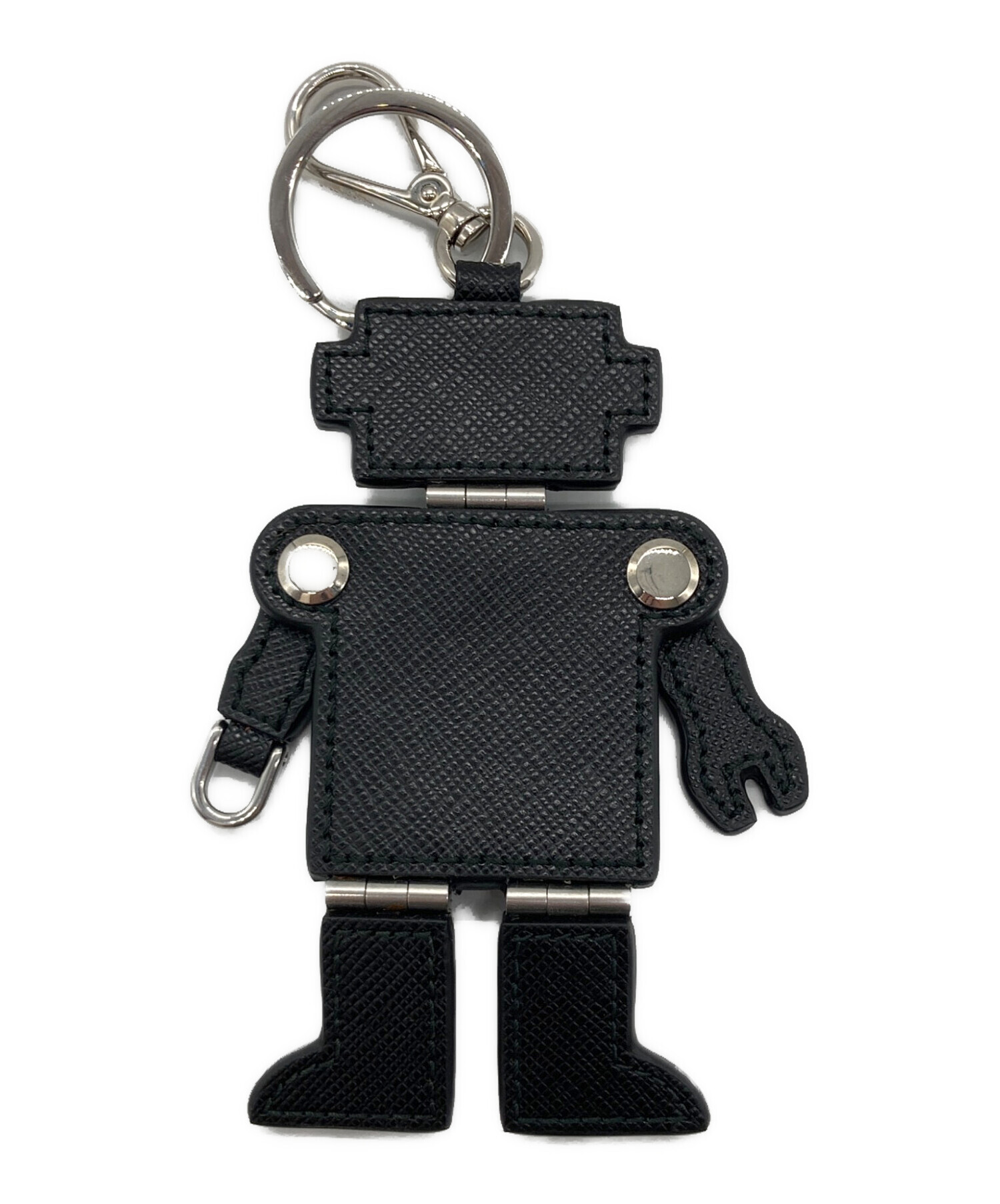 中古・古着通販】PRADA (プラダ) ロボットチャーム ネイビー×ホワイト