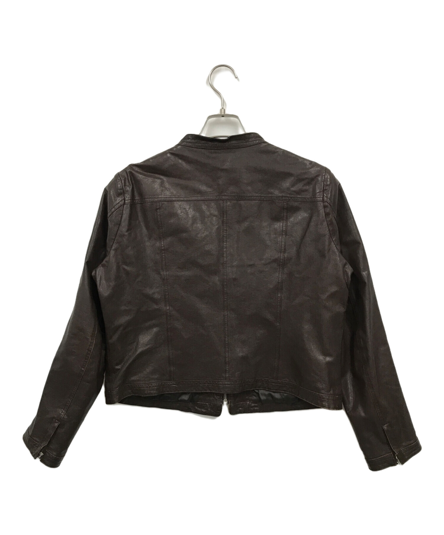 中古・古着通販】BALMAIN (バルマン) ラムレザーシングルライダース