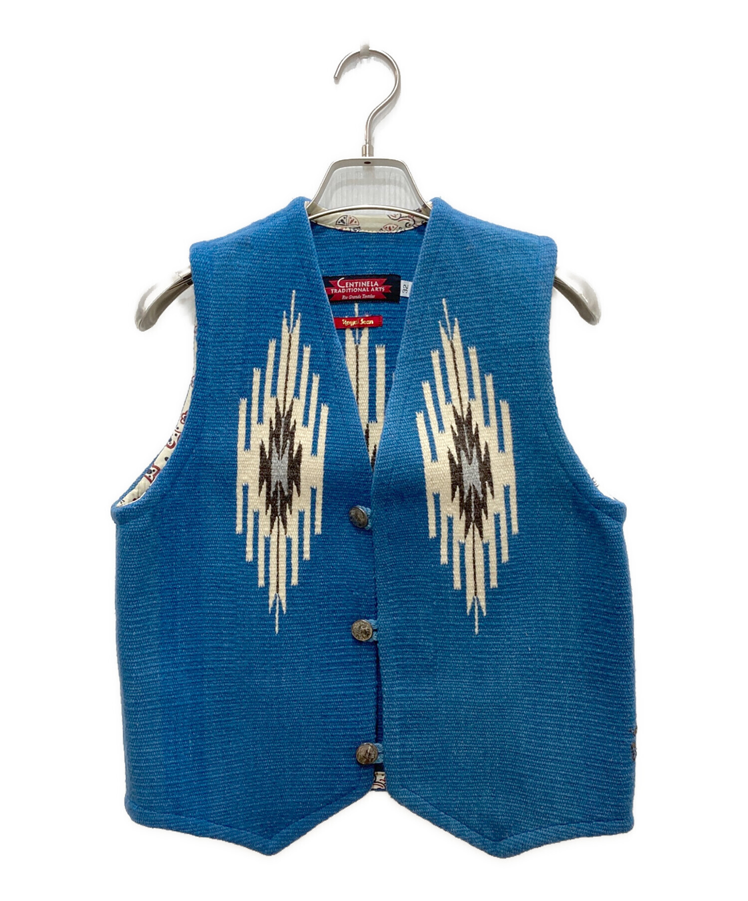 中古・古着通販】CENTINELA (センチネラ) チマヨベスト ブルー サイズ