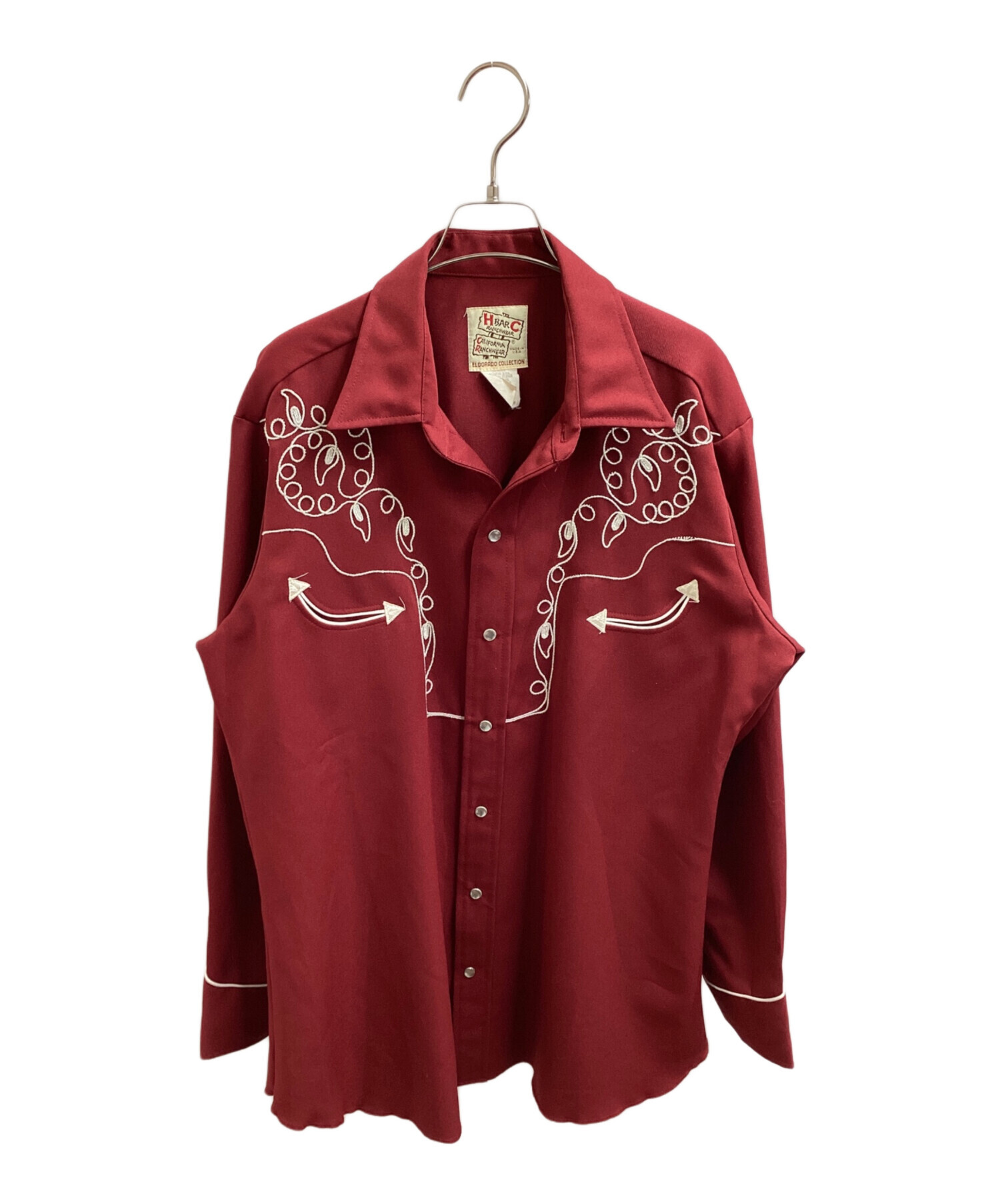 中古・古着通販】H BAR C (エイチバーシー) ウエスタンシャツ / USA製