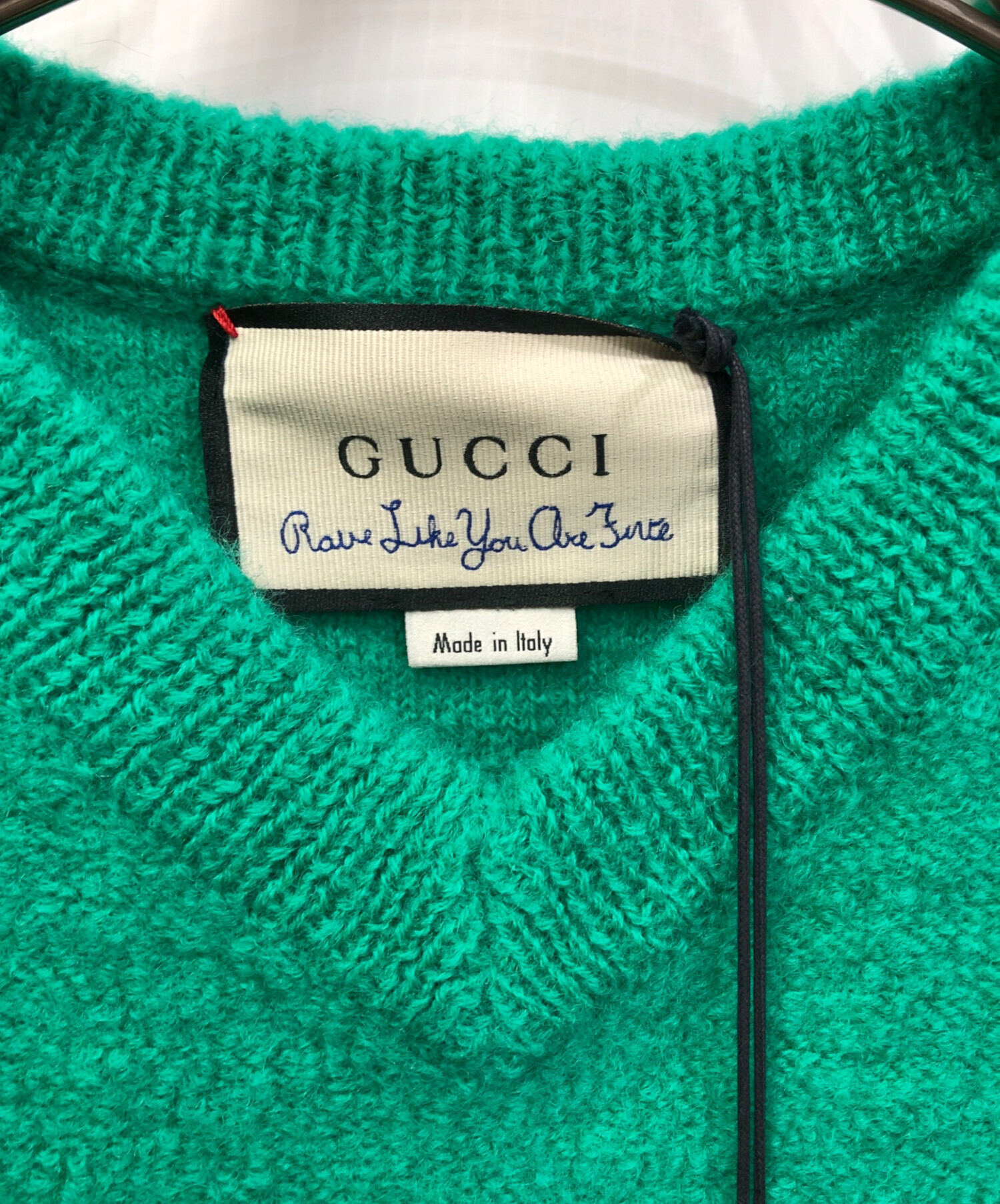 中古・古着通販】GUCCI (グッチ) ニット グリーン サイズ:XS｜ブランド