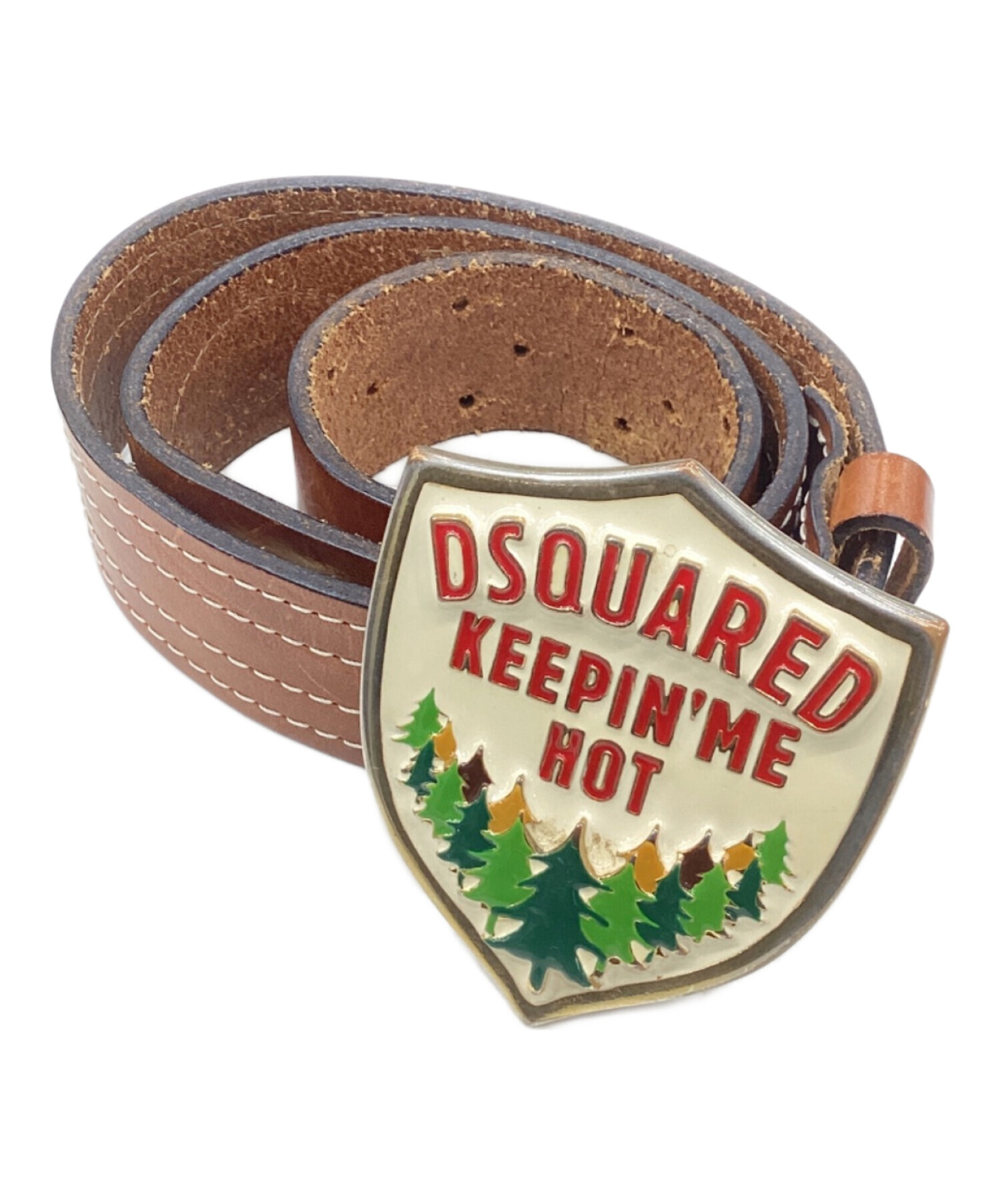 中古・古着通販】DSQUARED2 (ディースクエアード) レザーベルト