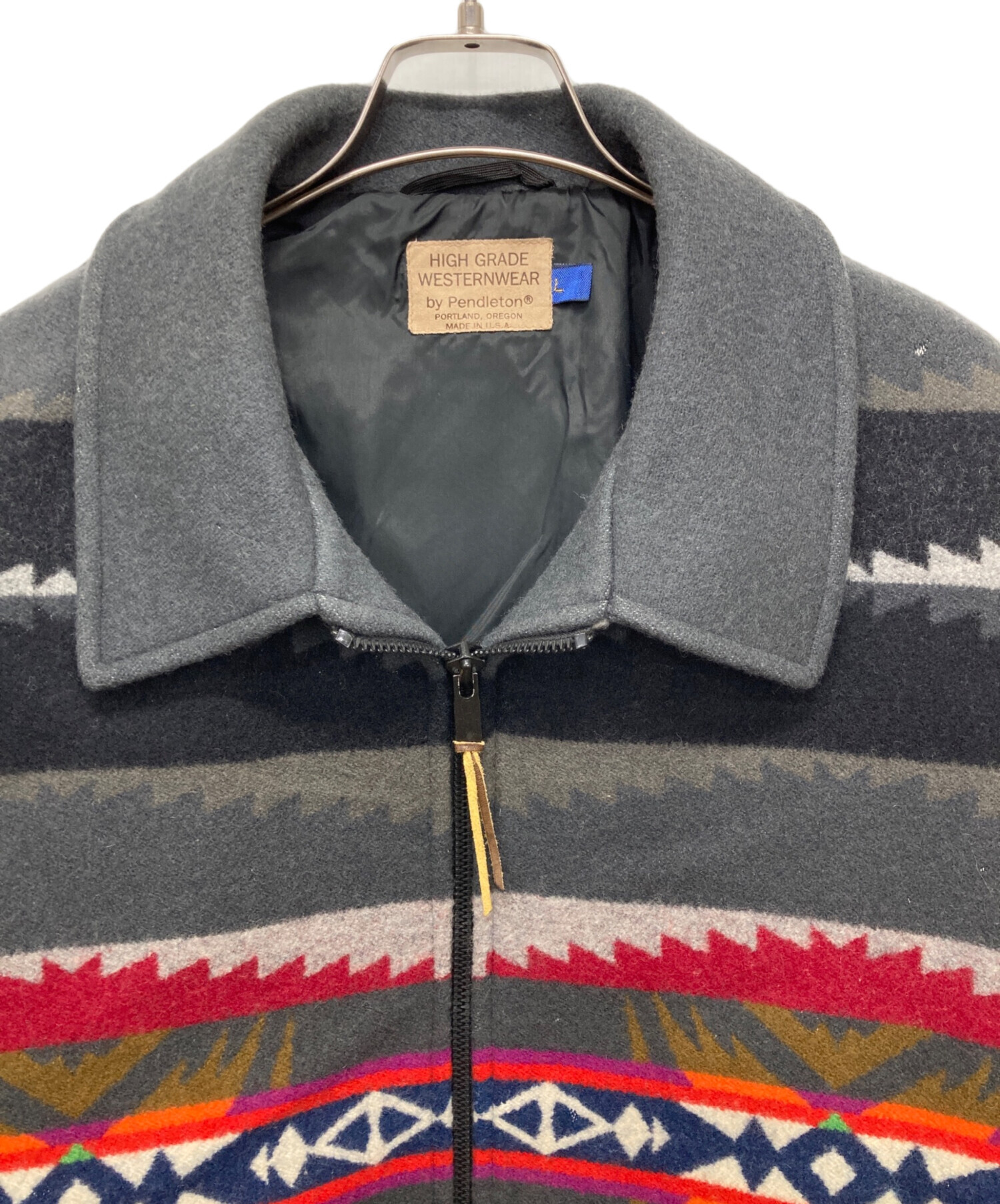 中古・古着通販】PENDLETON (ペンドルトン) ネイティブ柄ジップ
