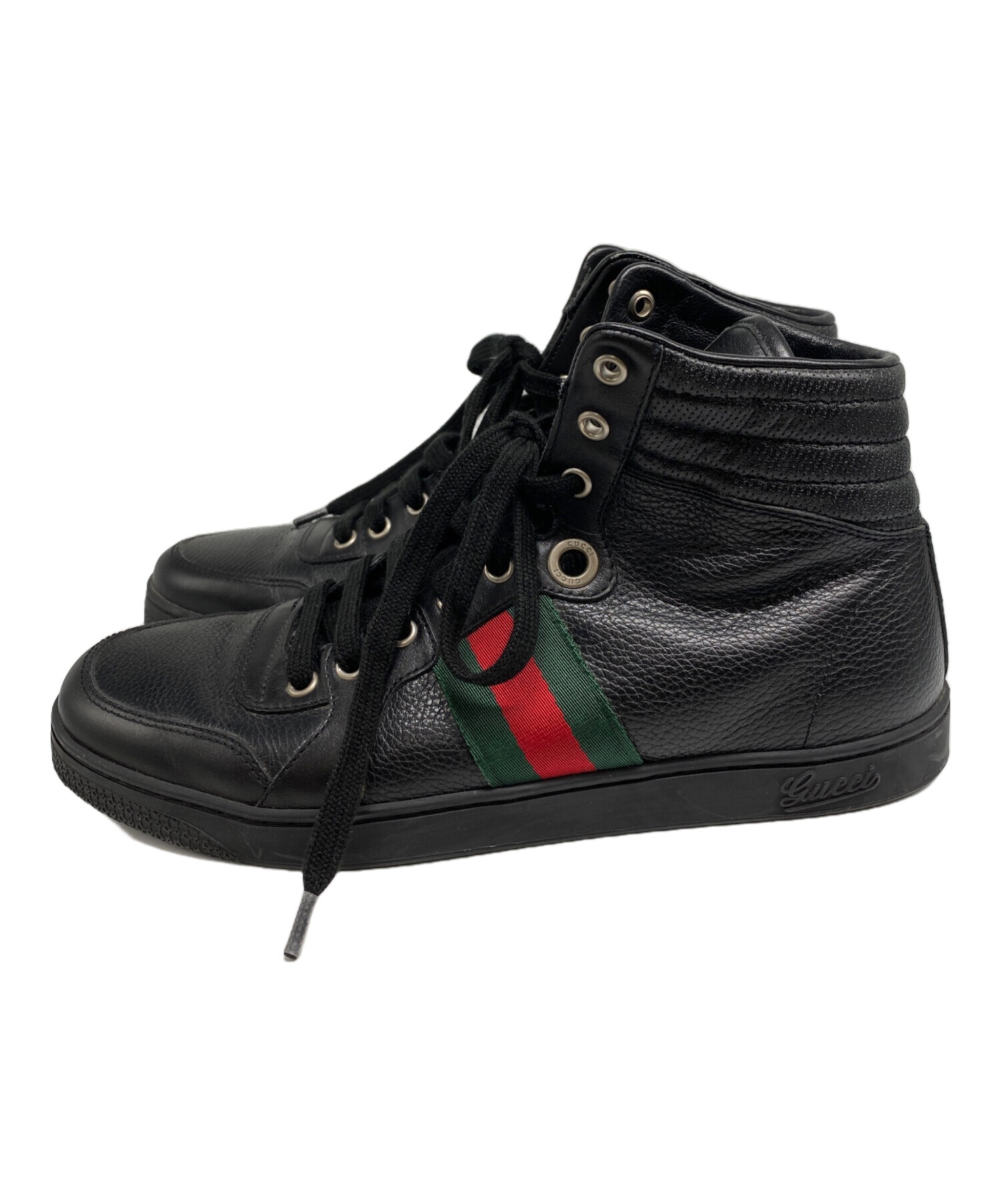 中古・古着通販】GUCCI (グッチ) シェリーラインハイカットスニーカー