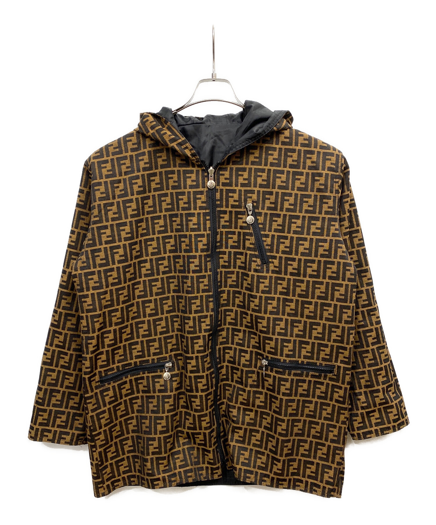 中古・古着通販】FENDI (フェンディ) リバーシブルジャケット ブラウン