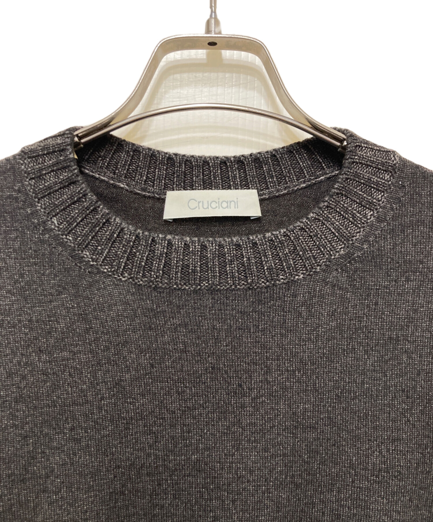 中古・古着通販】CRUCIANI (クルチアーニ) ウールクルーネックニット