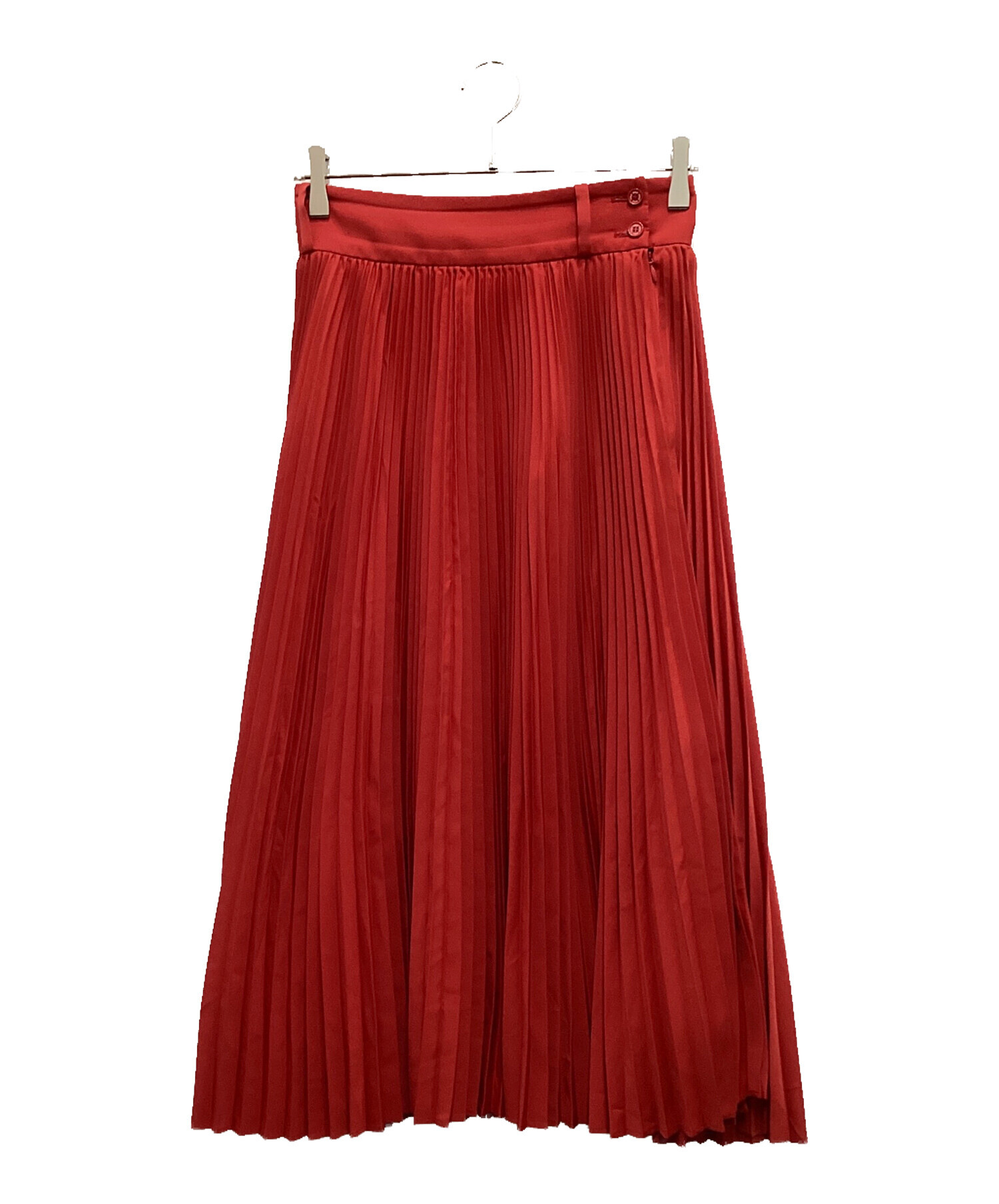 中古・古着通販】HYKE (ハイク) プリーツスカート レッド サイズ:2
