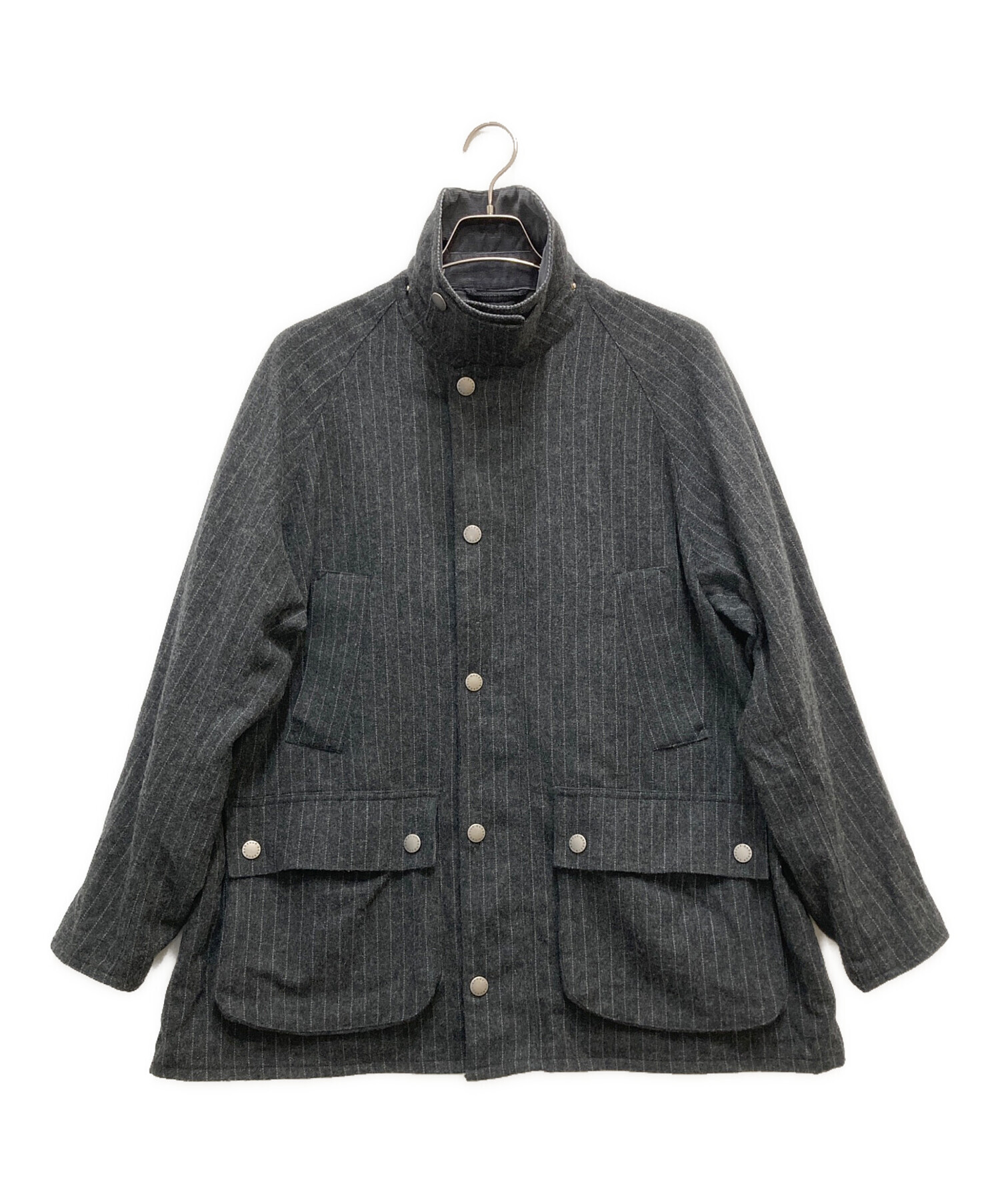 中古・古着通販】Barbour (バブアー) ウールジャケット グレー サイズ