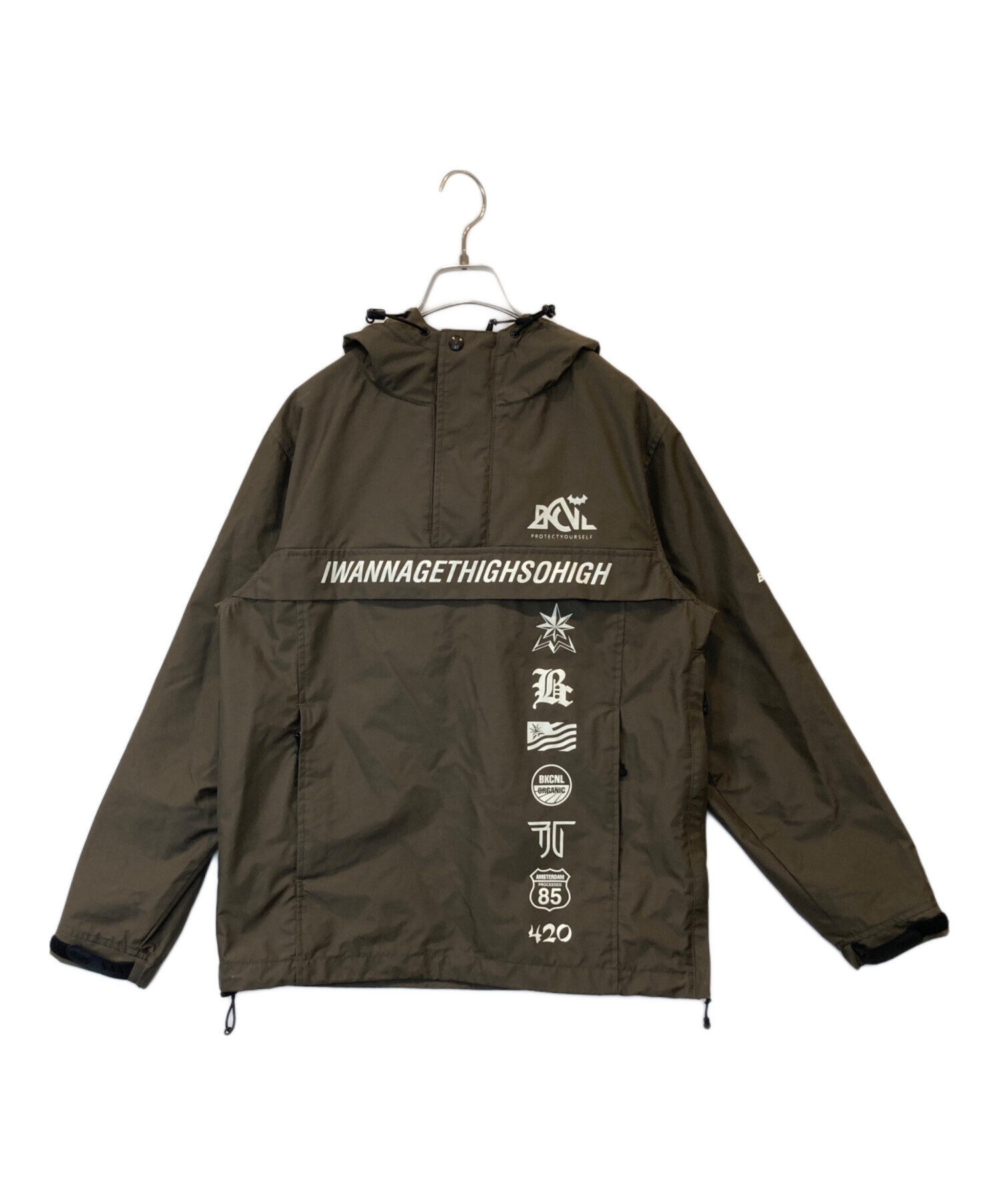 中古・古着通販】BACK CHANNEL (バックチャンネル) アノラックパーカー