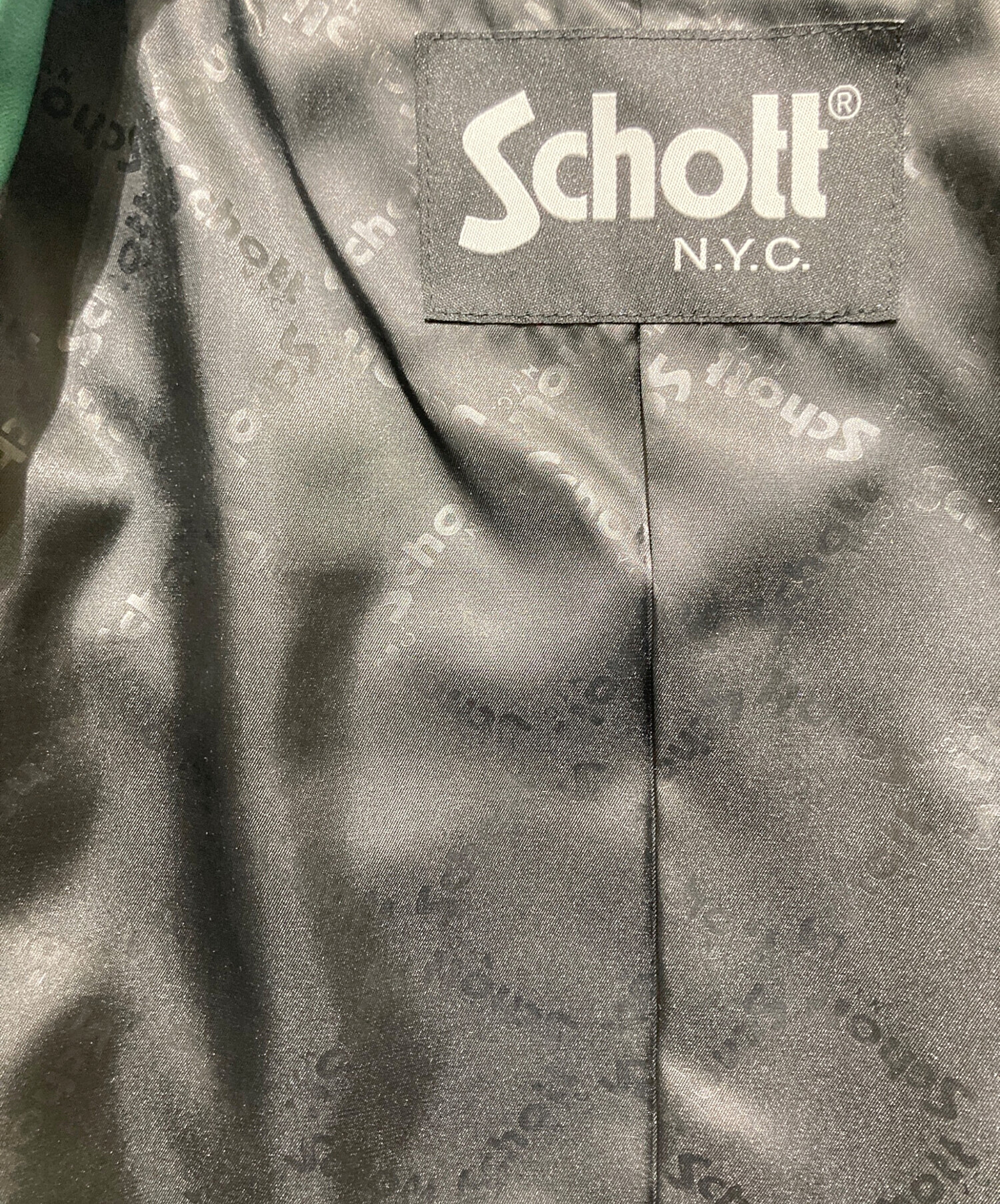 中古・古着通販】Schott (ショット) レザーライダースジャケット