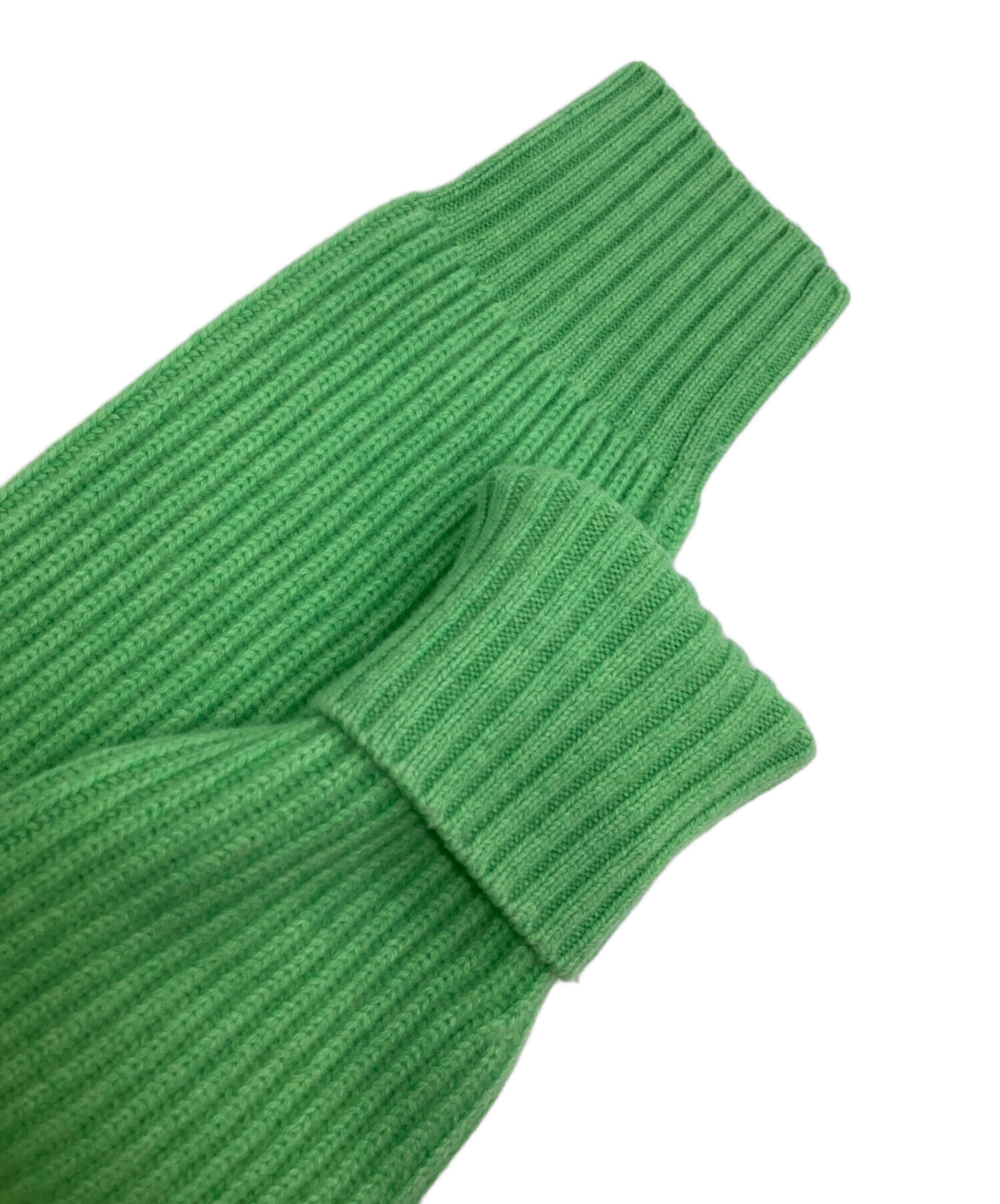 中古・古着通販】DRAWER (ドゥロワー) 5Gウールカシミヤ畔編みクルー