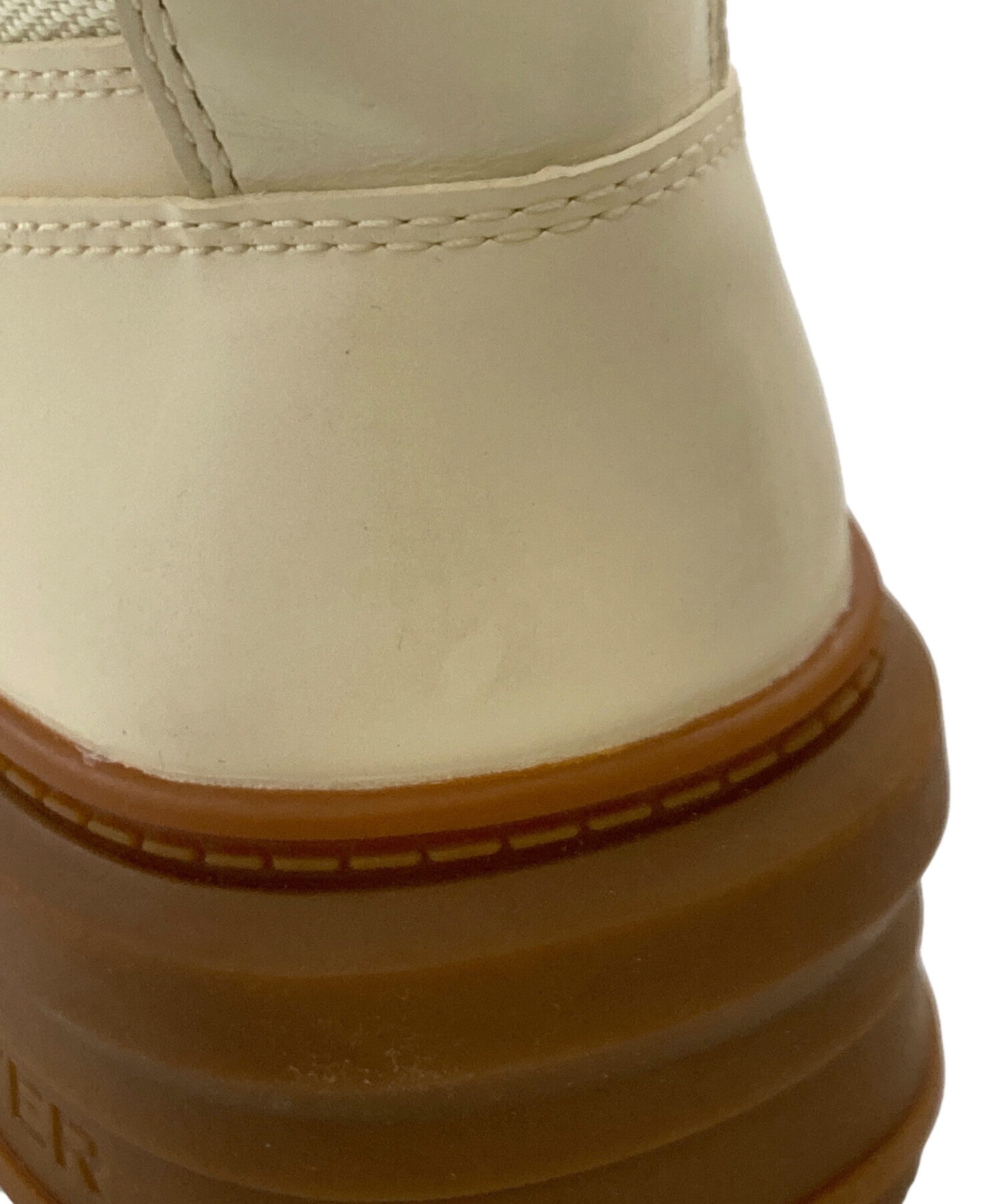 中古・古着通販】HUNTER (ハンター) ショートブーツ アイボリー サイズ