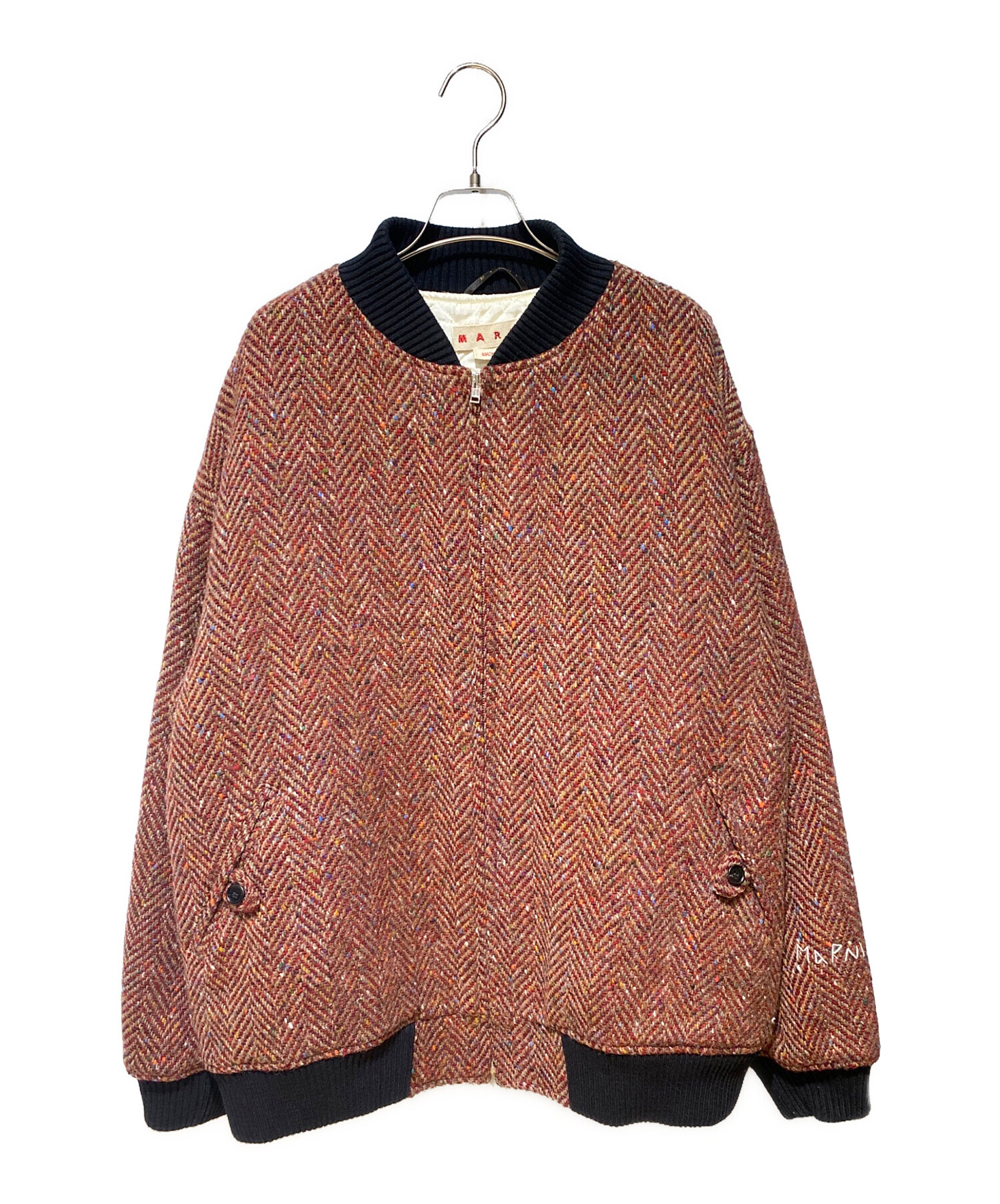 中古・古着通販】MARNI (マルニ) Herringbone Tweed Blouson