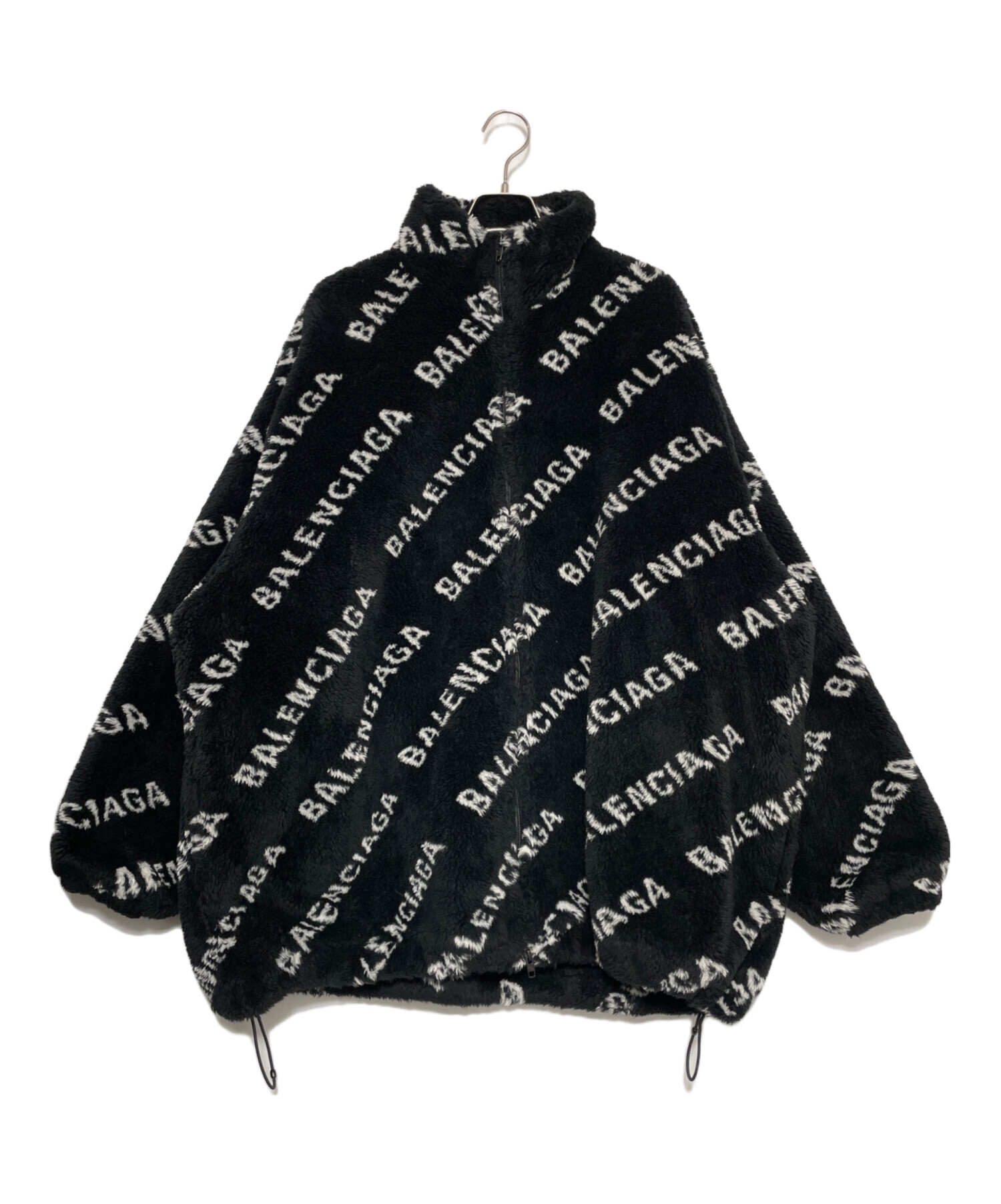 中古・古着通販】BALENCIAGA (バレンシアガ) ロゴ総柄ボアフェイク