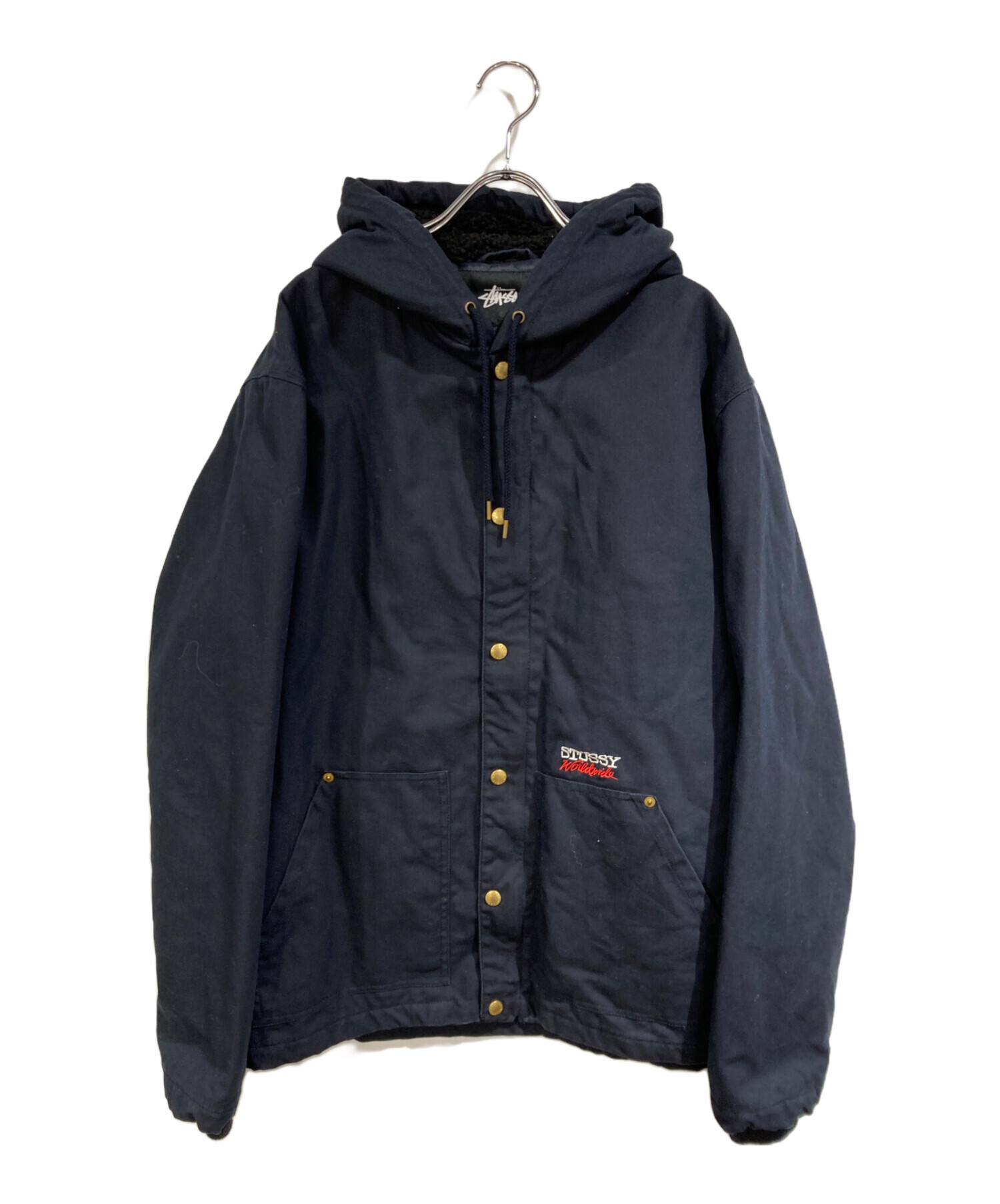 中古・古着通販】stussy (ステューシー) フーデットダックジャケット