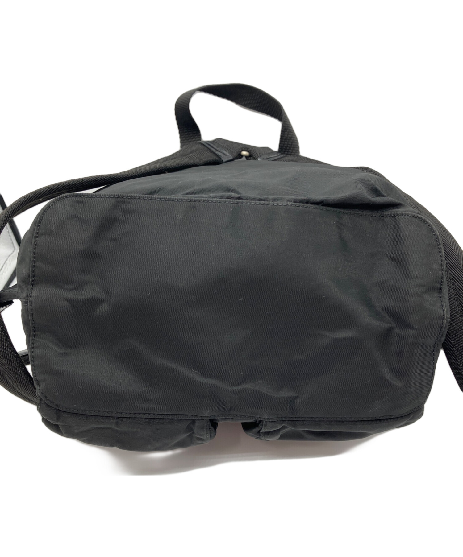 中古・古着通販】PRADA (プラダ) ナイロンミニリュック ブラック