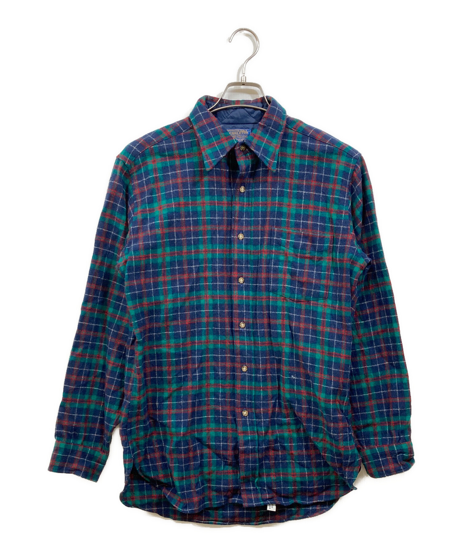 中古・古着通販】PENDLETON (ペンドルトン) 70s ウールシャツ ネイビー