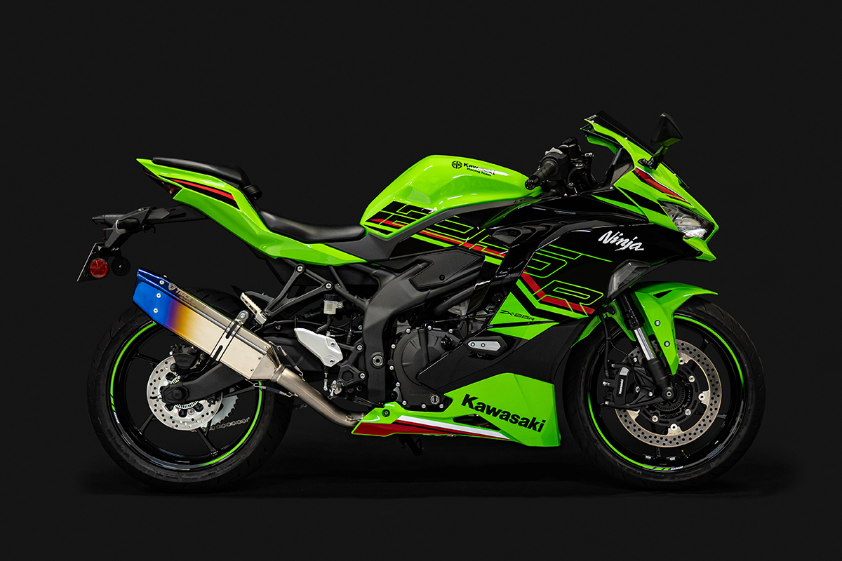 新製品情報】Ninja ZX-4RR / ZX-4R SE 政府認証スリップオンマフラー